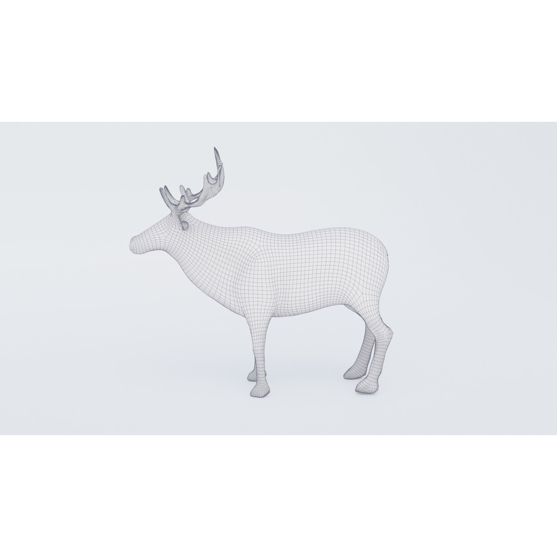 Elk Animal Free 3D model 7