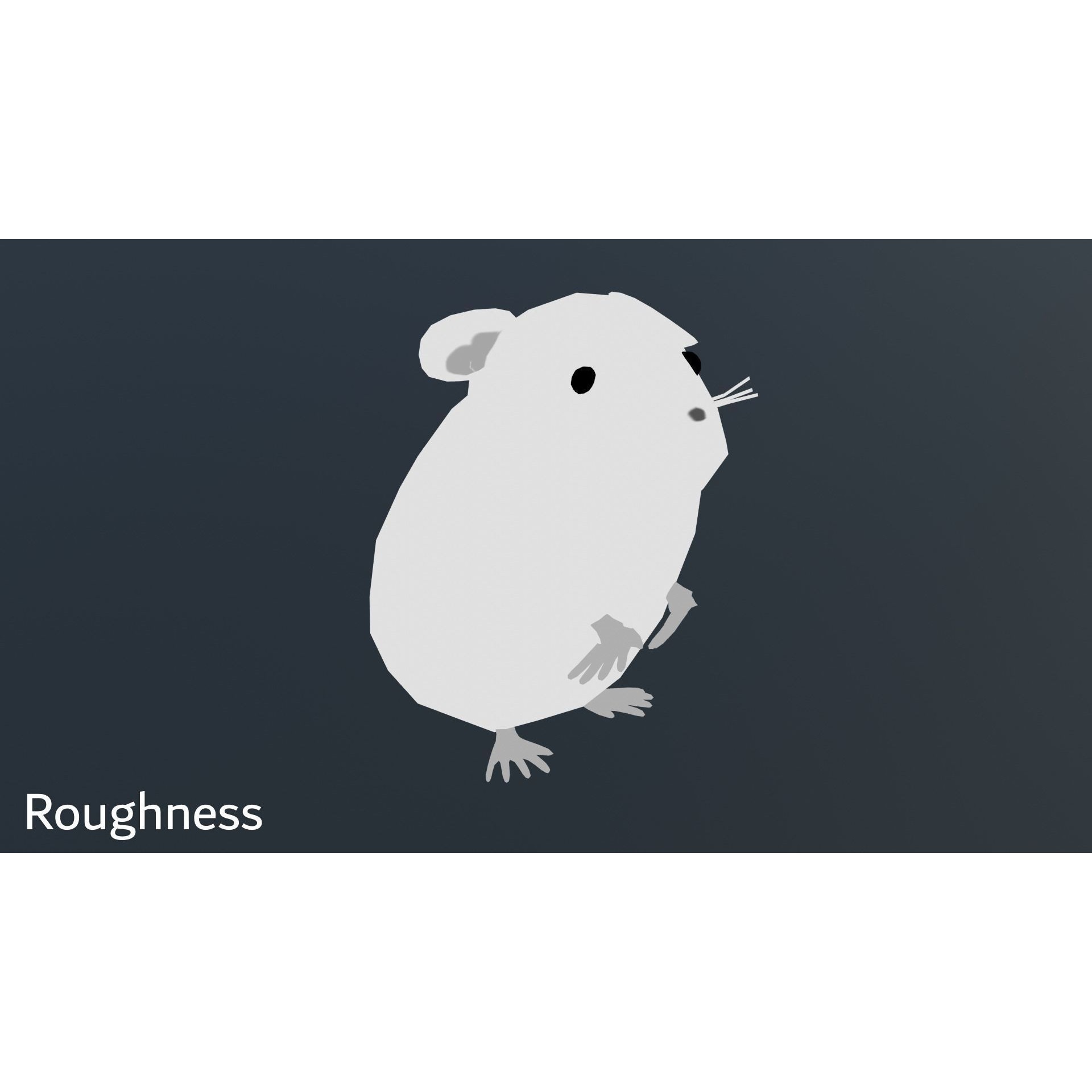 European Field Mouse Free low-poly 3D model 10