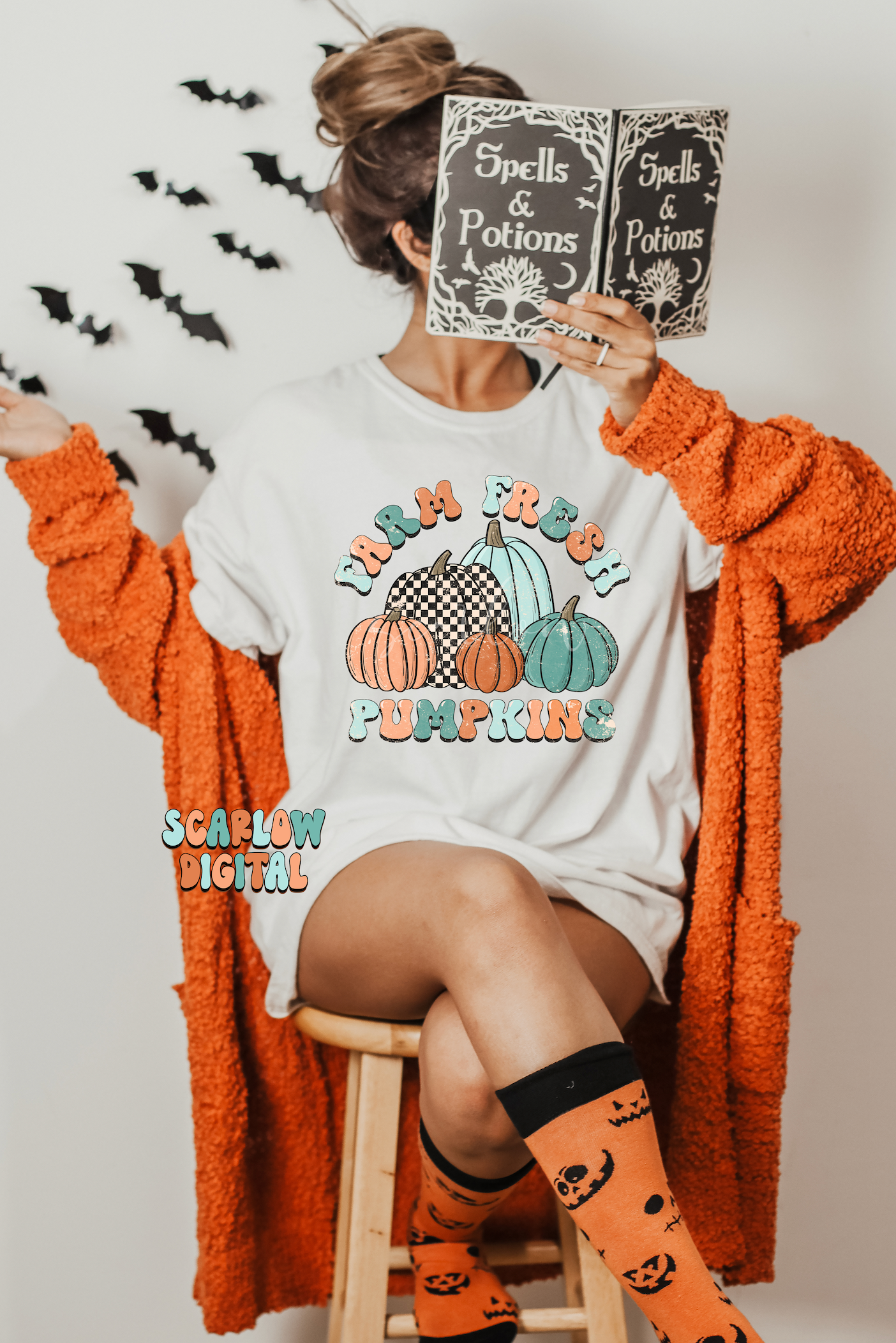 Farm Fresh Pumpkins PNG-Fall Sublimation Digital Design Download-pumpkin patch png, boy fall png file, autumn vibes png, halloween png files 5