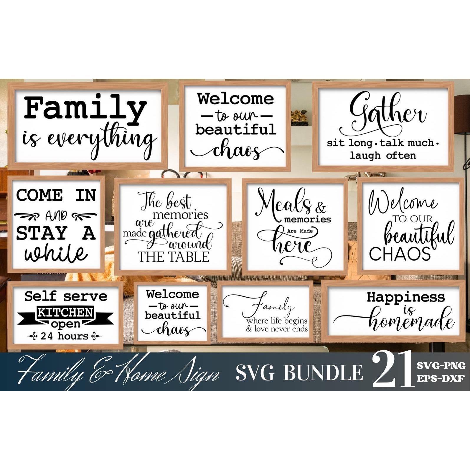 Farm House Sign SVG Design Bundle (2)