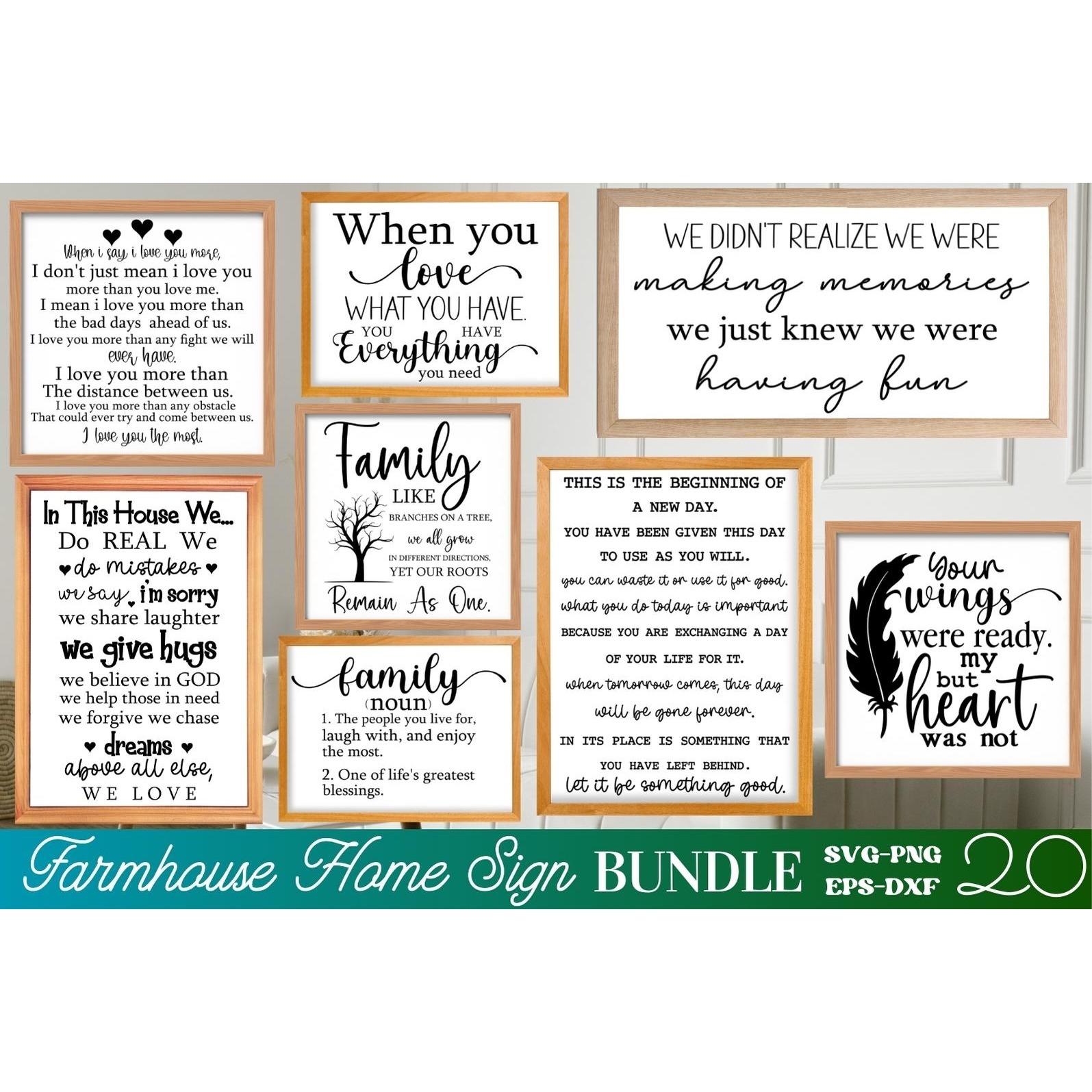 Farm House Sign SVG Design Bundle (3)