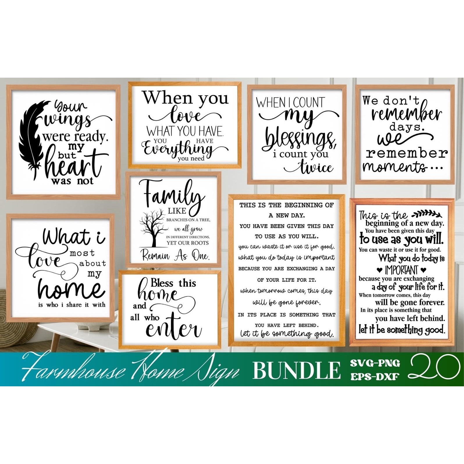 Farm House Sign SVG Design Bundle (3) 2