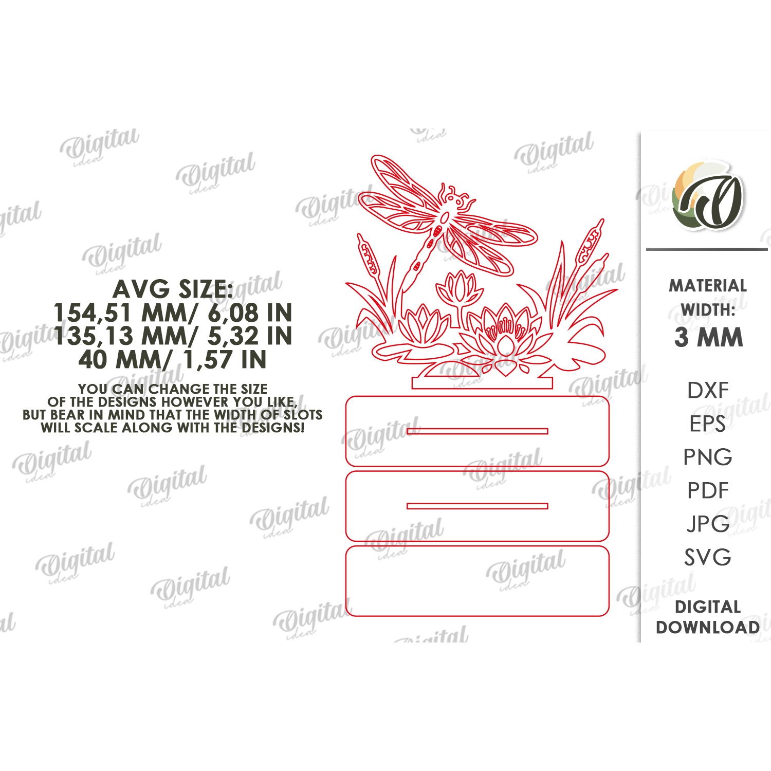 Floral Stand Decor Laser Cut. Standing Home Decor SVG (3) 2