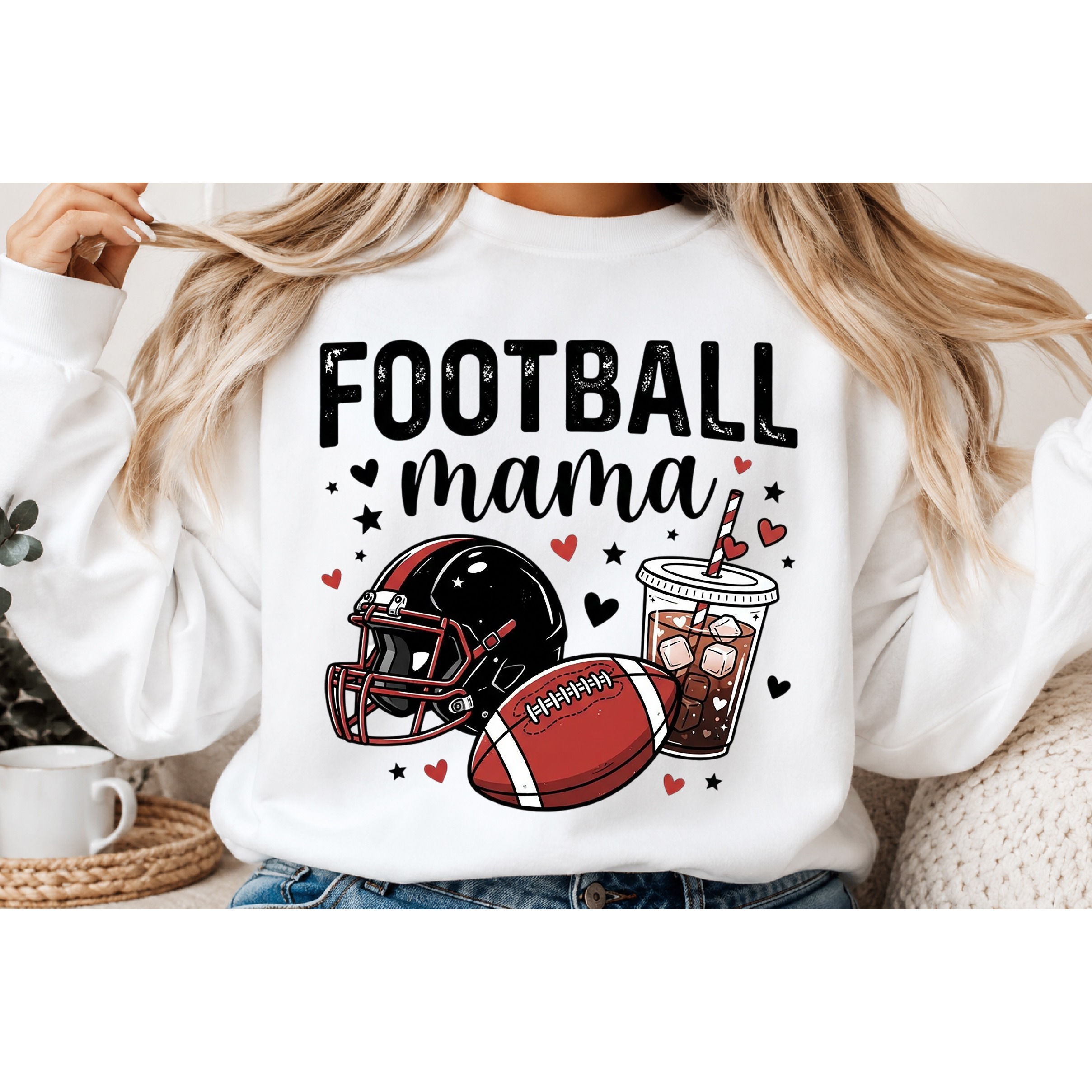 Football Mama Game Day PNG 2