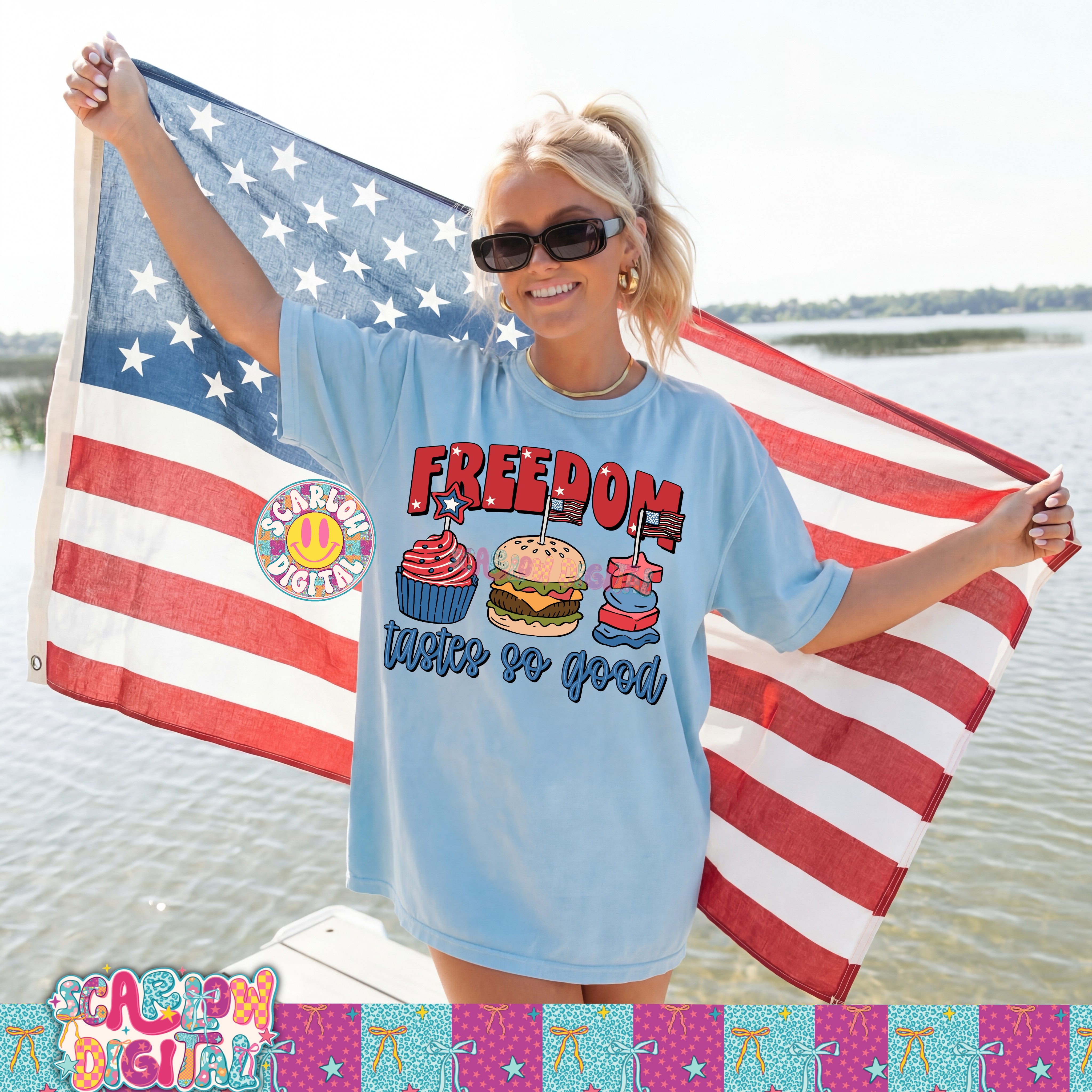 Freedom Tastes So Good PNG Digital Design 2