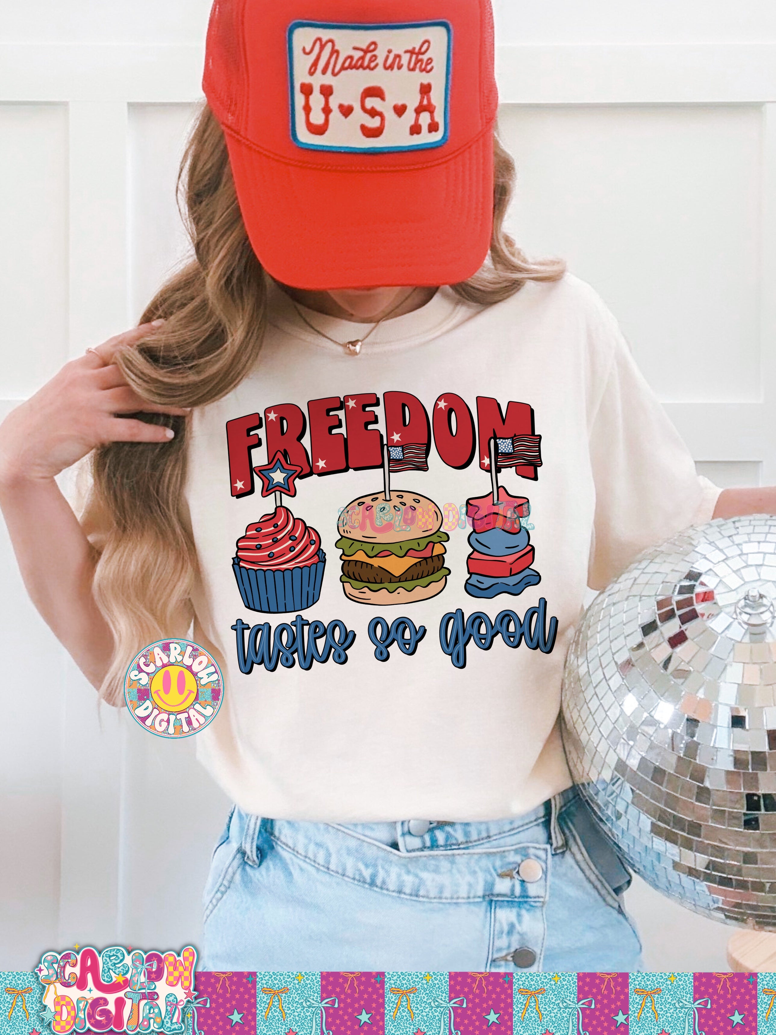 Freedom Tastes So Good PNG Digital Design 3