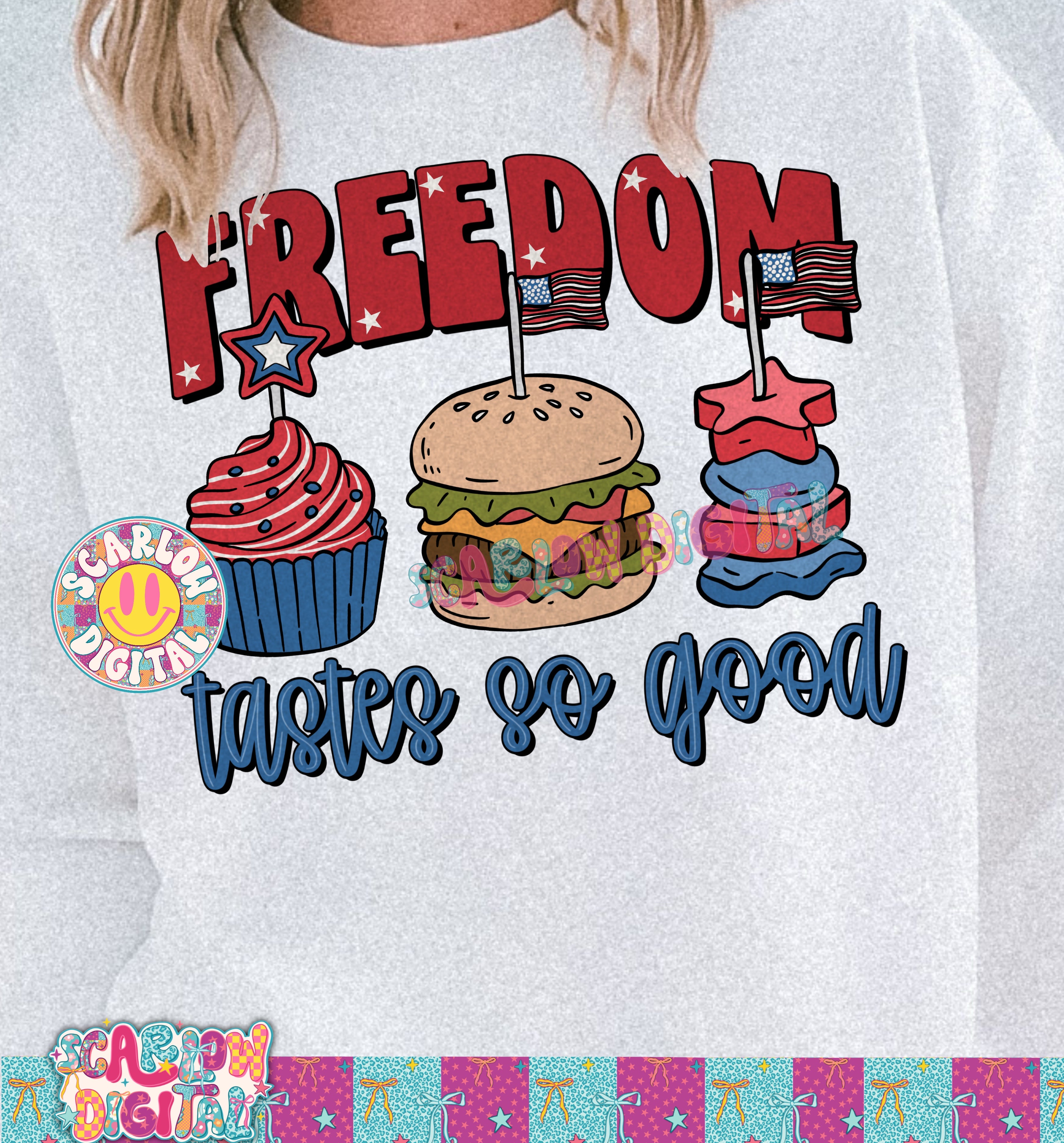 Freedom Tastes So Good PNG Digital Design 4