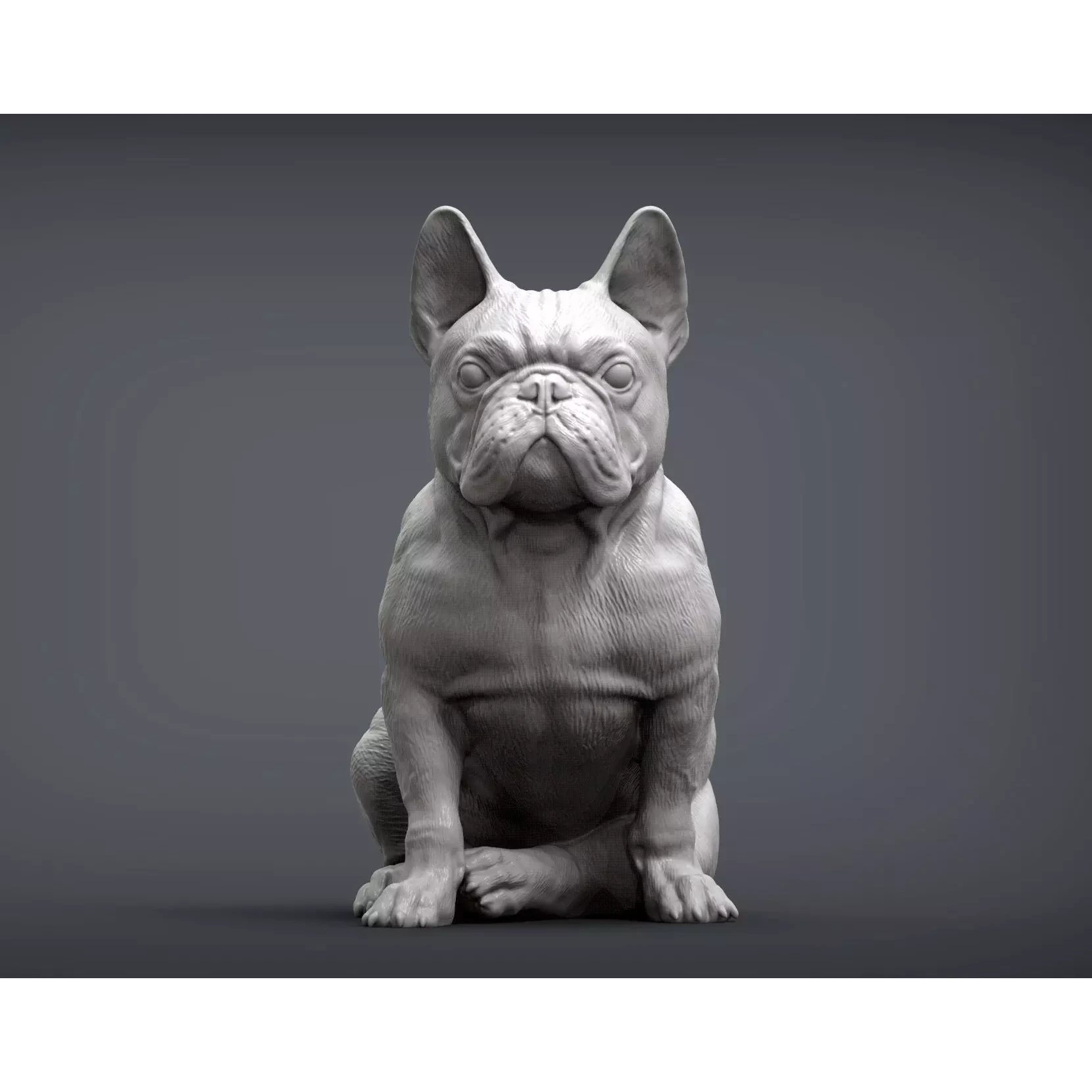 French Bulldog 3D print model