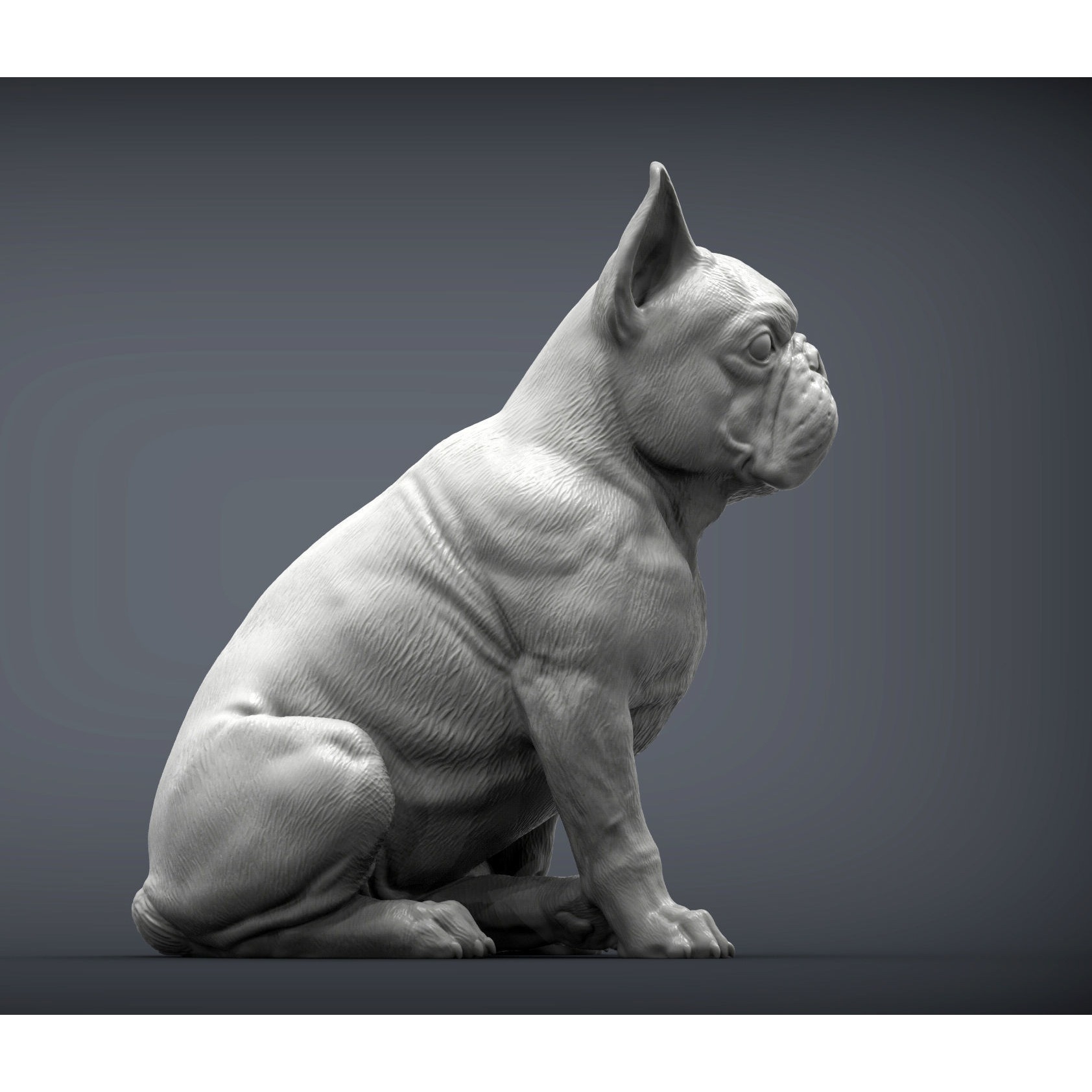 French Bulldog 3D print model 3