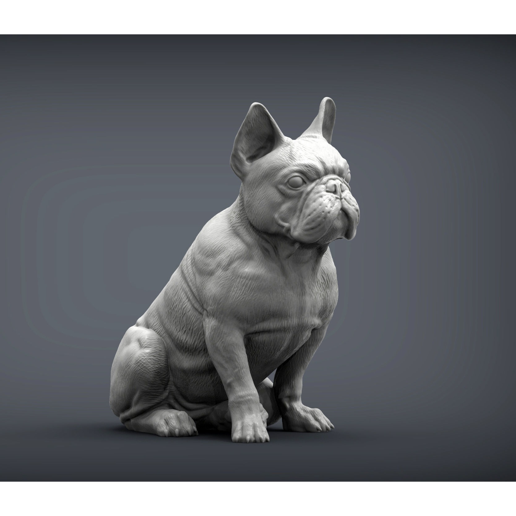 French Bulldog 3D print model 4