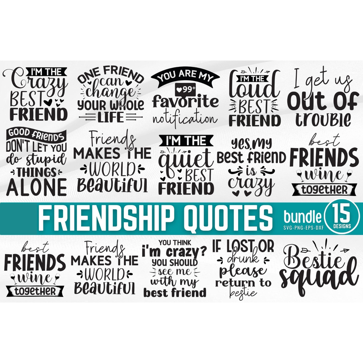 Friendship SVG Bundle