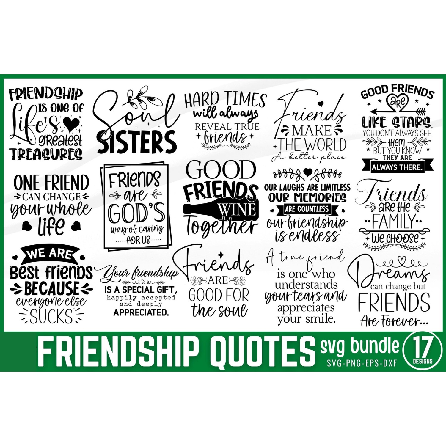 Friendshipe SVG Design Bundle