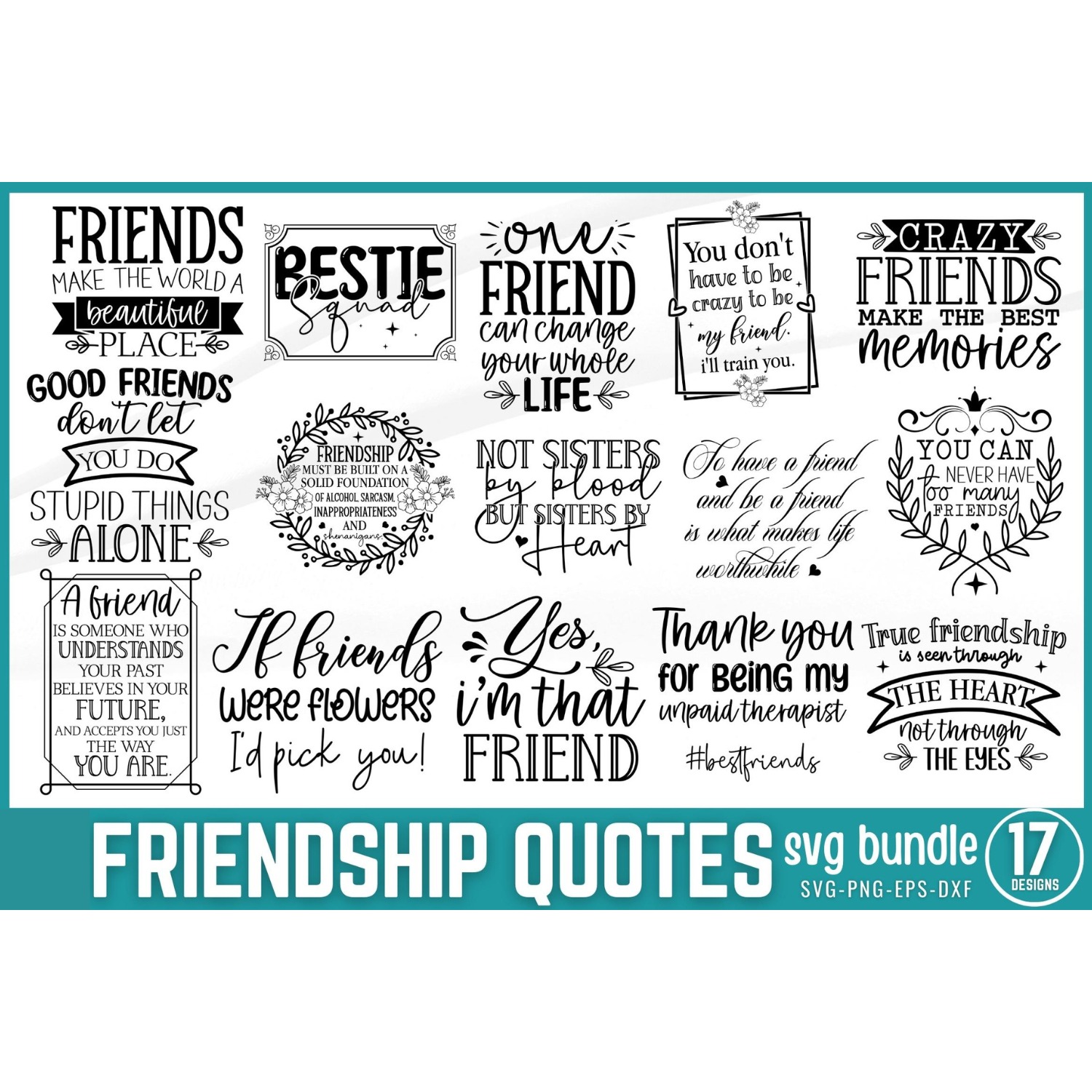 Friendshipe SVG Design Bundle (2)