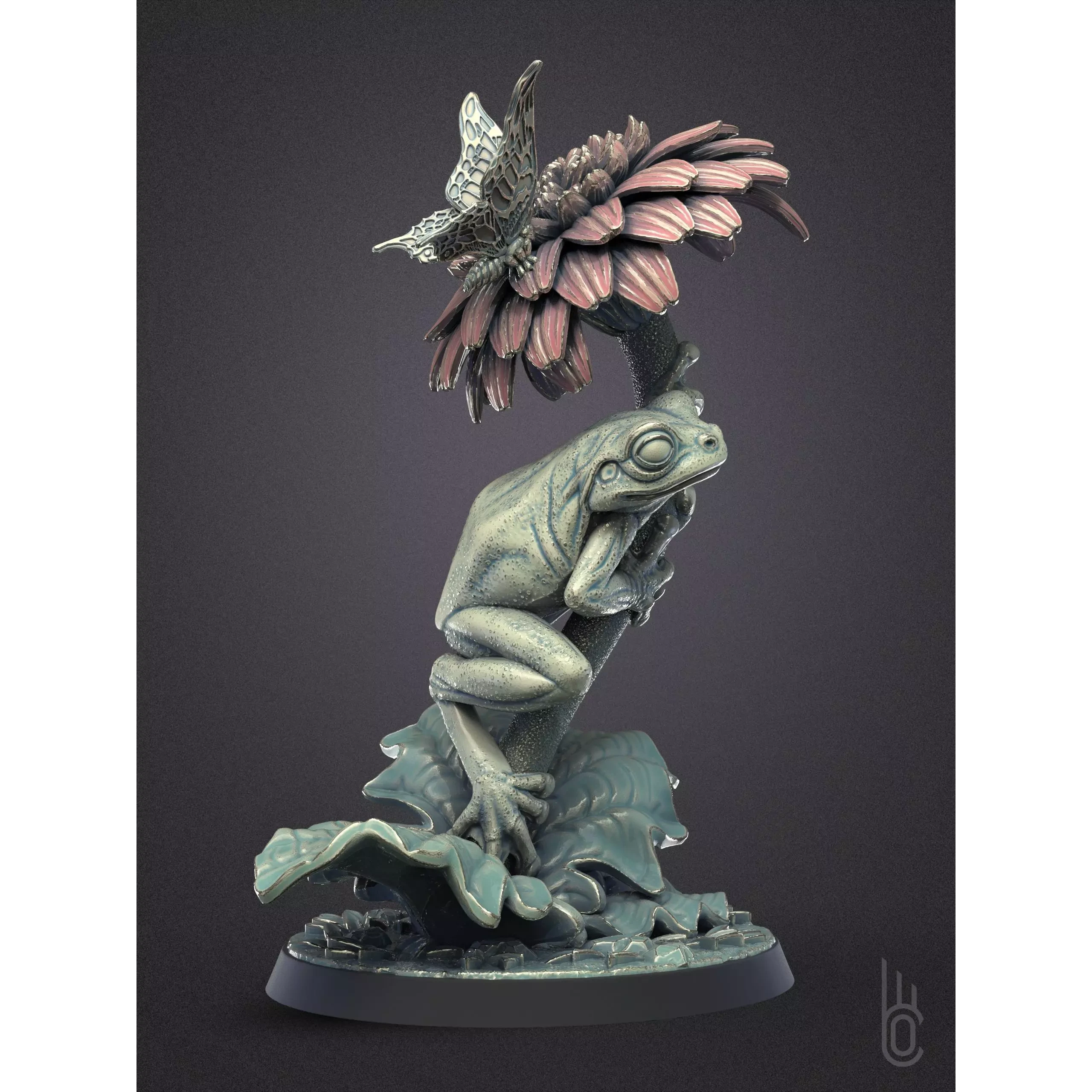 Frog Romantic 3D print model