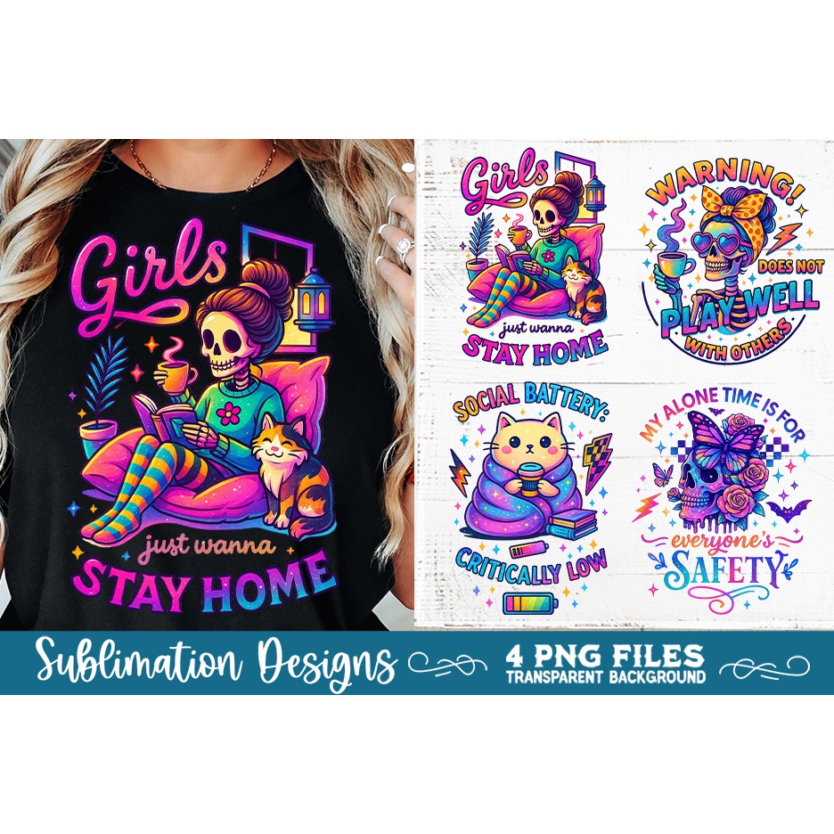 Funny Sarcastic Antisocial Retro PNG Sublimation (2) 4