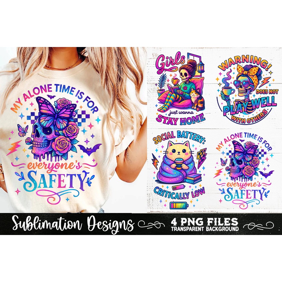 Funny Sarcastic Antisocial Retro PNG Sublimation (2) 7