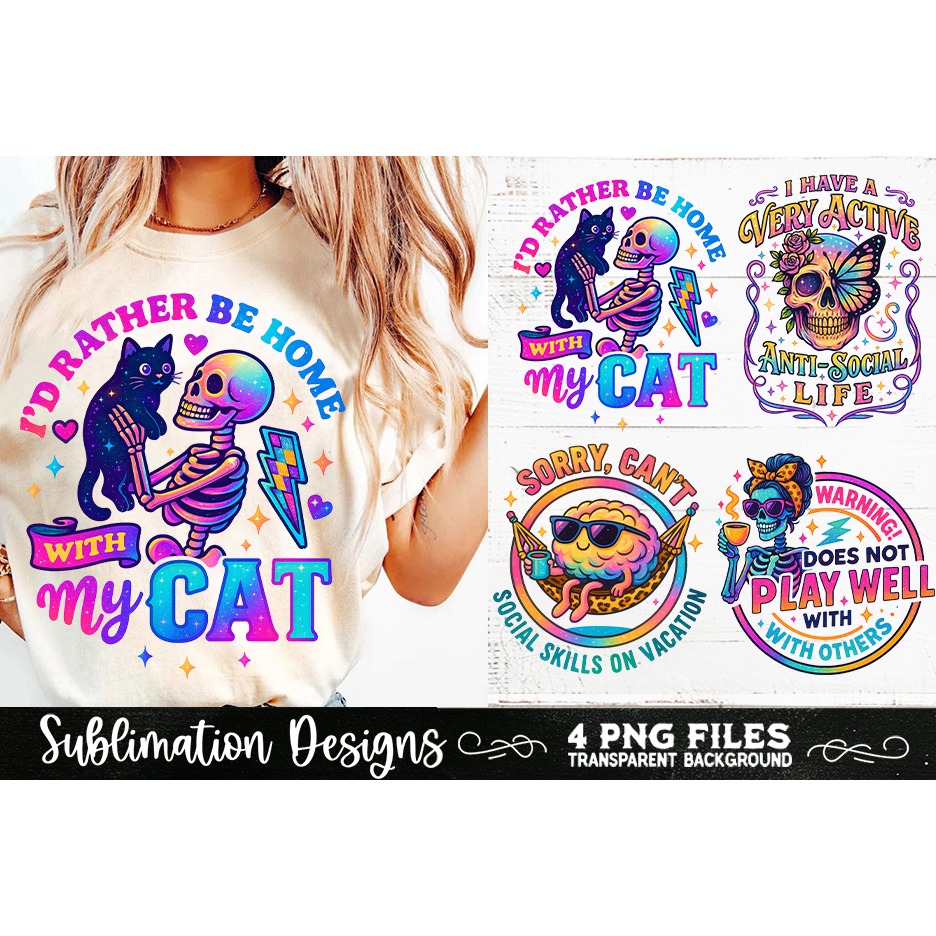 Funny Sarcastic Antisocial Retro PNG Sublimation 8