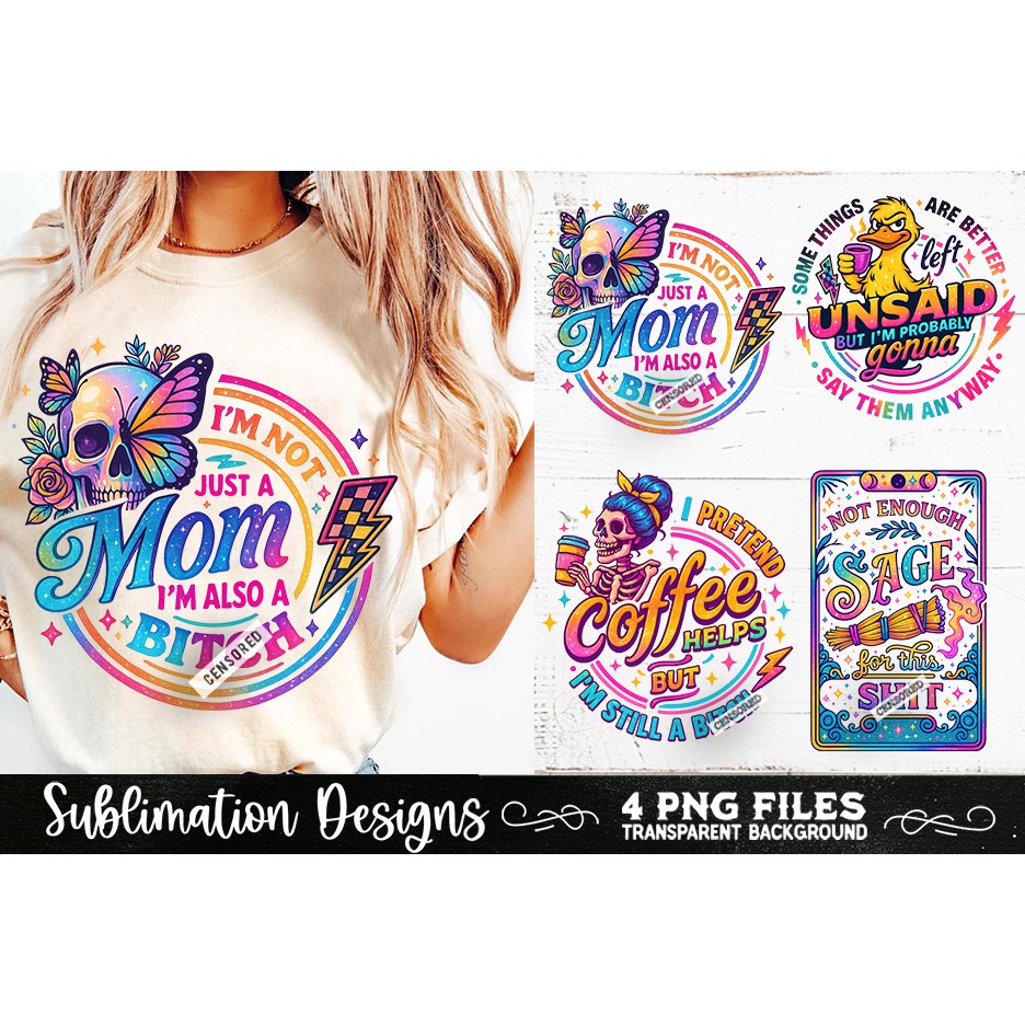 Funny Skeletons Sarcastic Adult humor Retro PNG Sublimation (8)