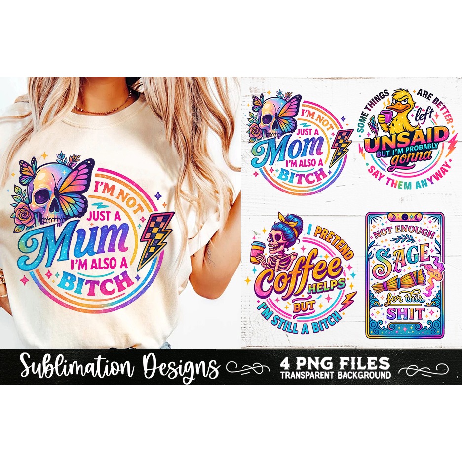 Funny Skeletons Sarcastic Adult humor Retro PNG Sublimation (8) 4