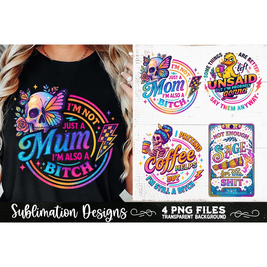 Funny Skeletons Sarcastic Adult humor Retro PNG Sublimation (8) 5