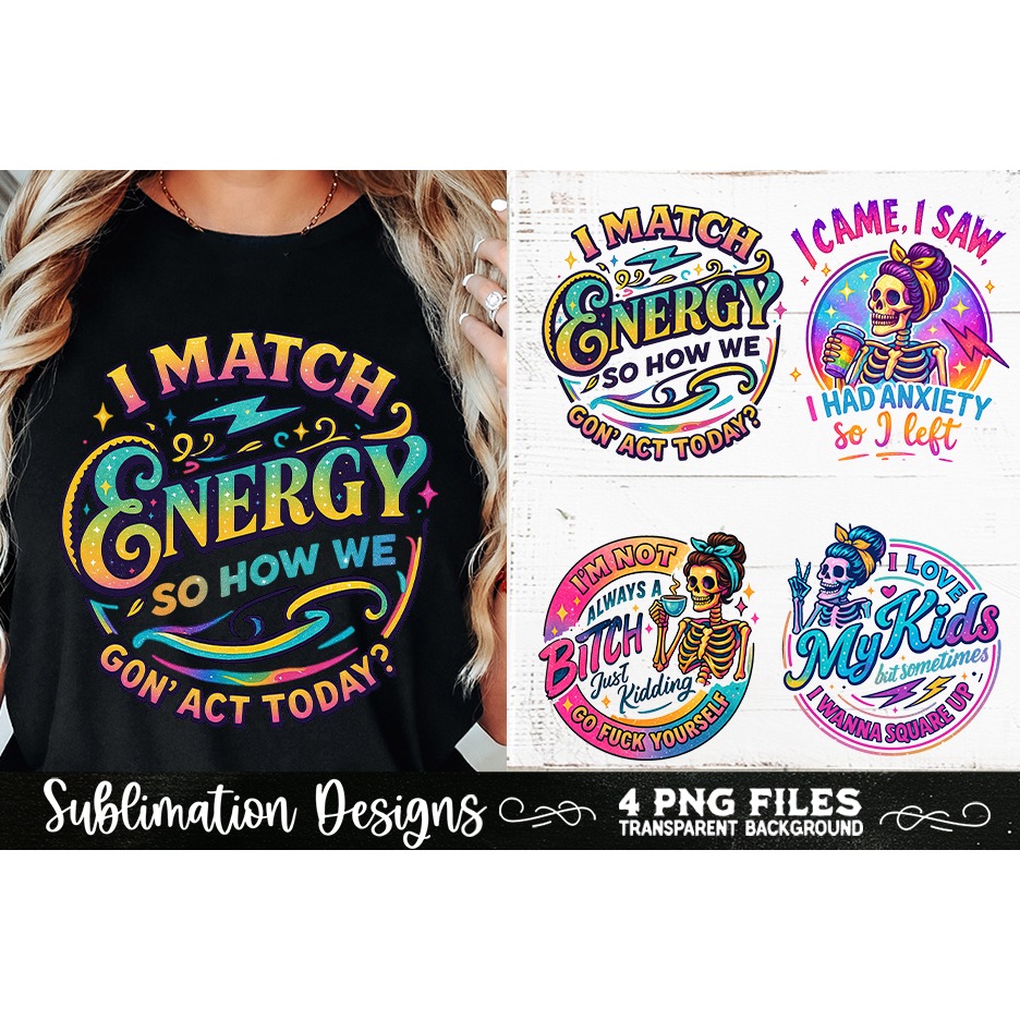 Funny Skeletons Sarcastic Adult humor Retro PNG Sublimation 6