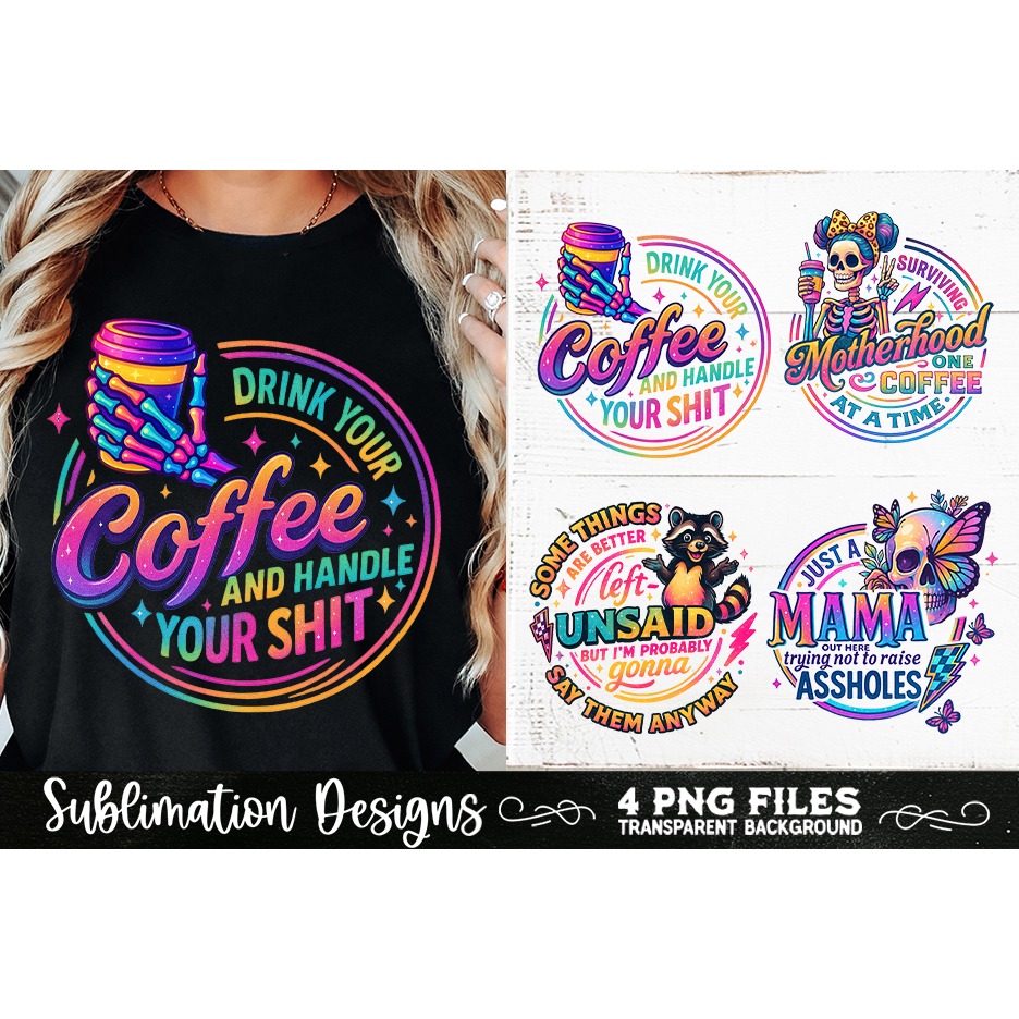 Funny Skeletons Sarcastic Adult humor Retro PNG Sublimation (11) 8
