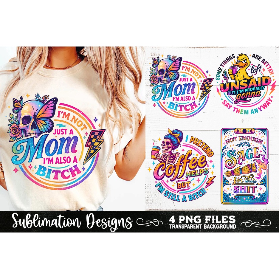 Funny Skeletons Sarcastic Adult humor Retro PNG Sublimation (8) 8