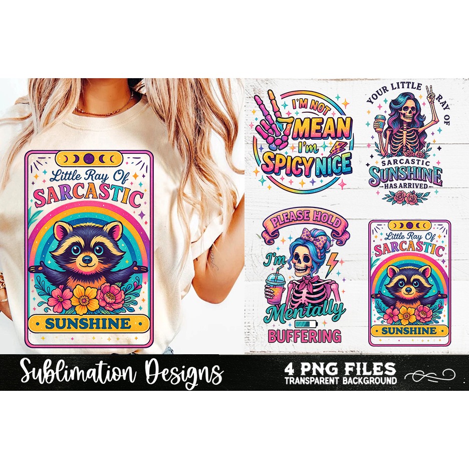 Funny Skeletons Sarcastic Retro PNG Sublimation (24) 2