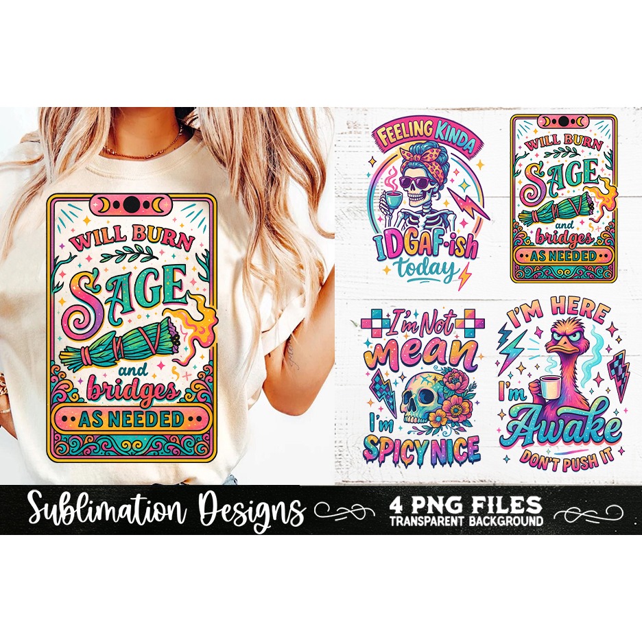Funny Skeletons Sarcastic Retro PNG Sublimation (25) 5