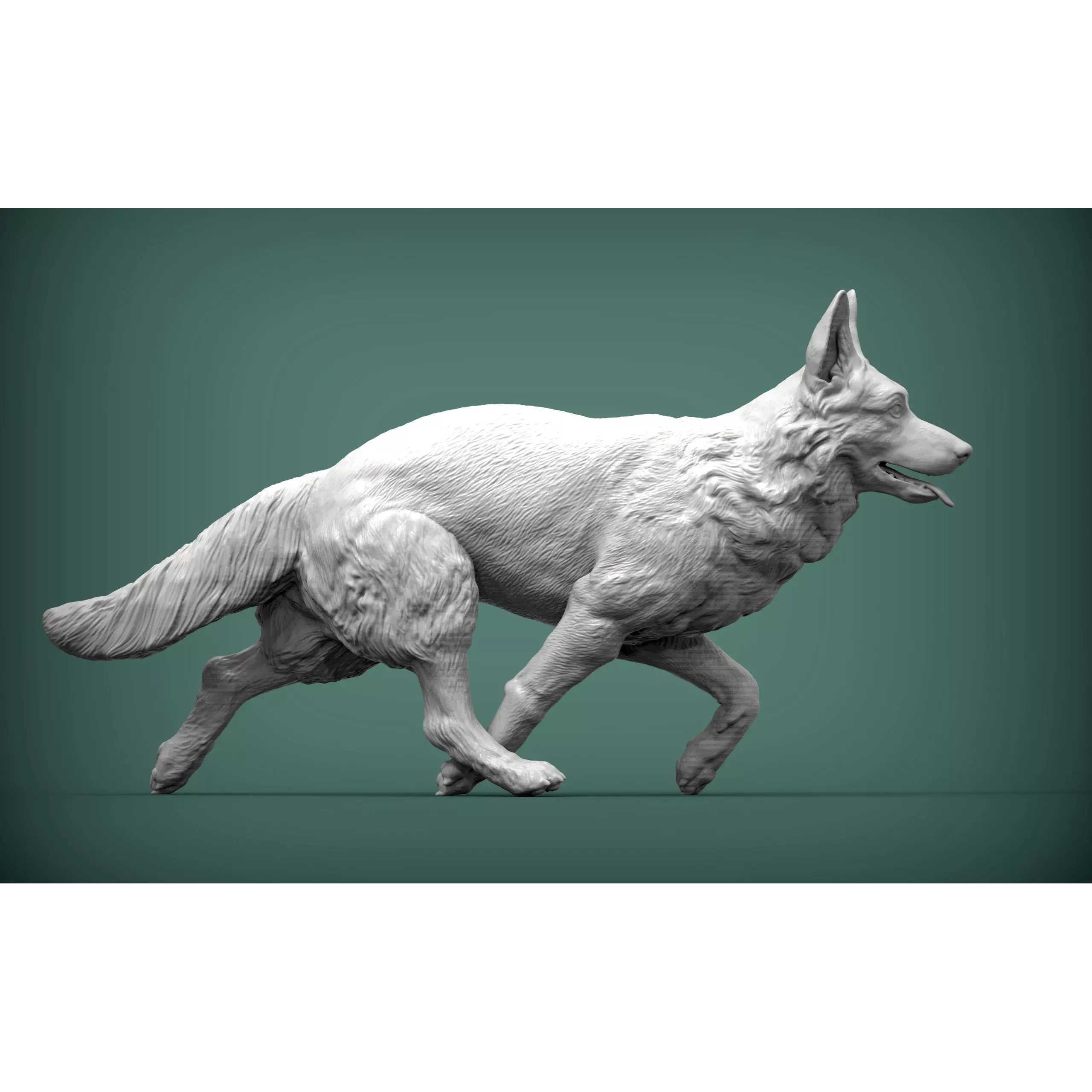 German Shepherd 3D print model