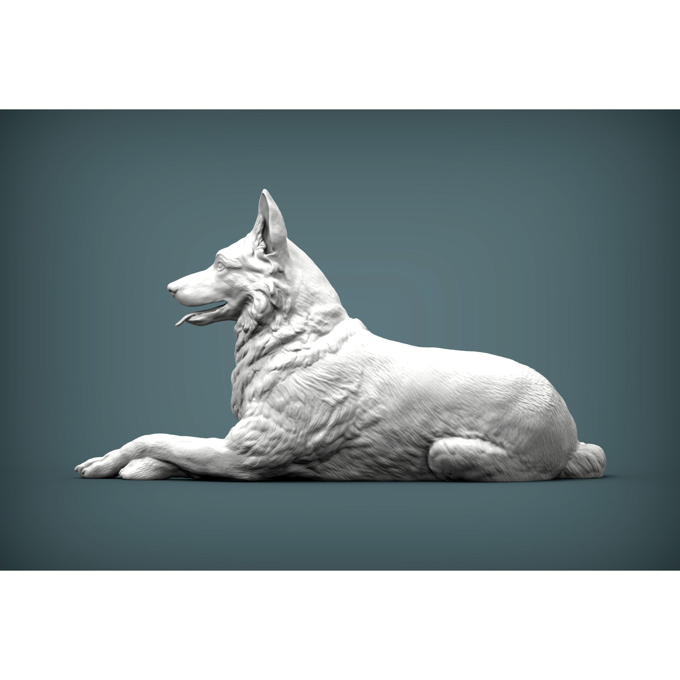 German Shepherd 3D print model 3D print model 5