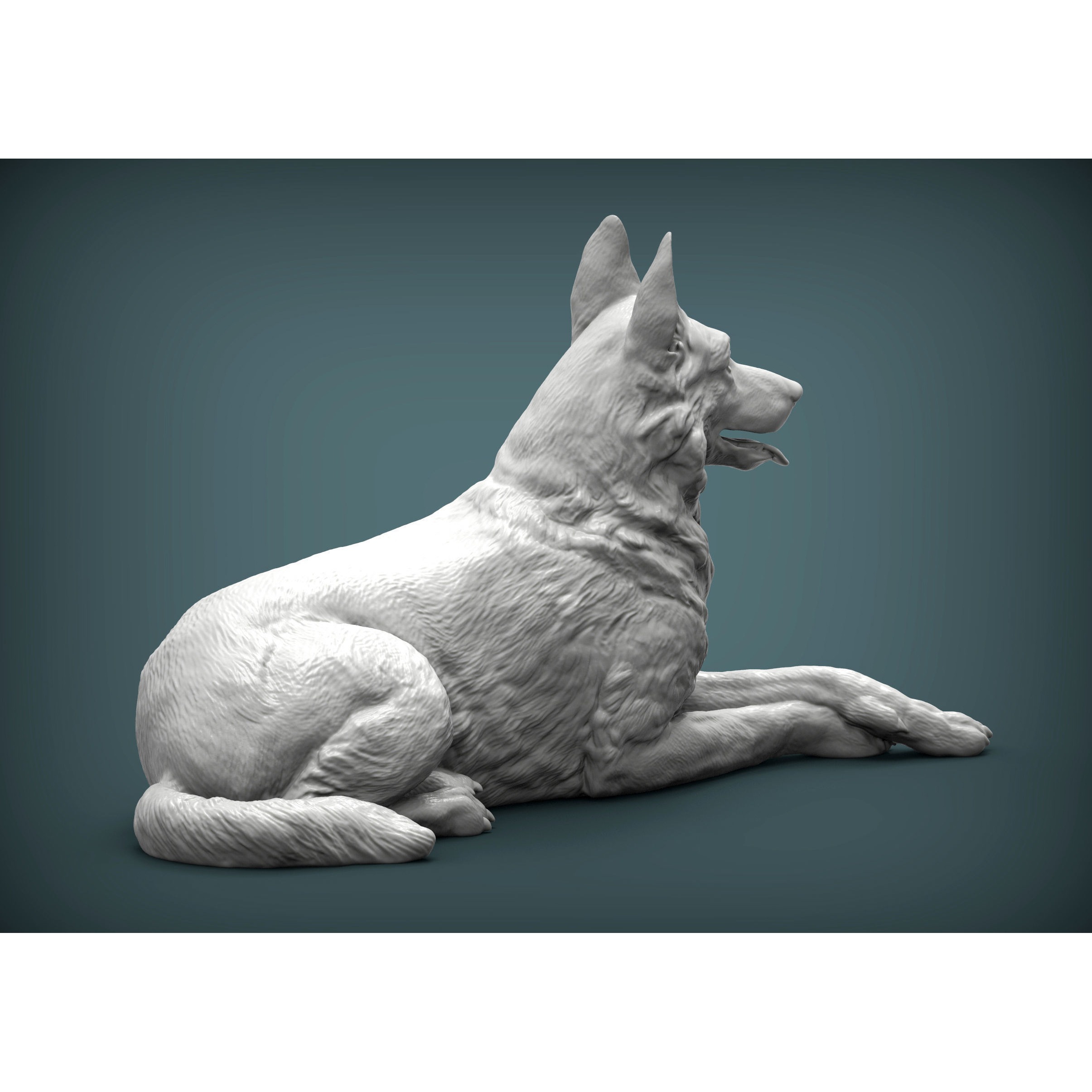 German Shepherd 3D print model 3D print model 6
