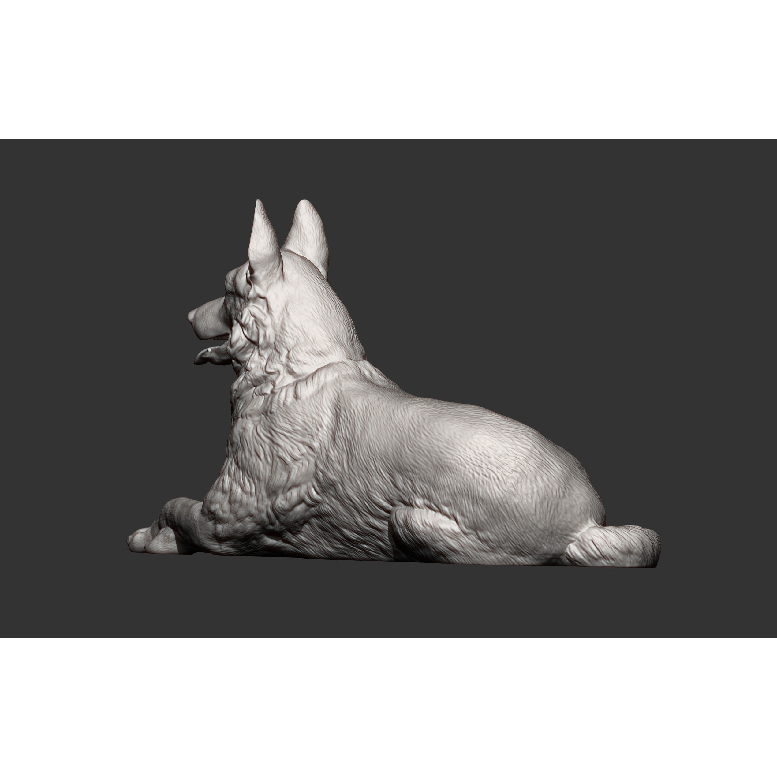 German Shepherd 3D print model 3D print model 7