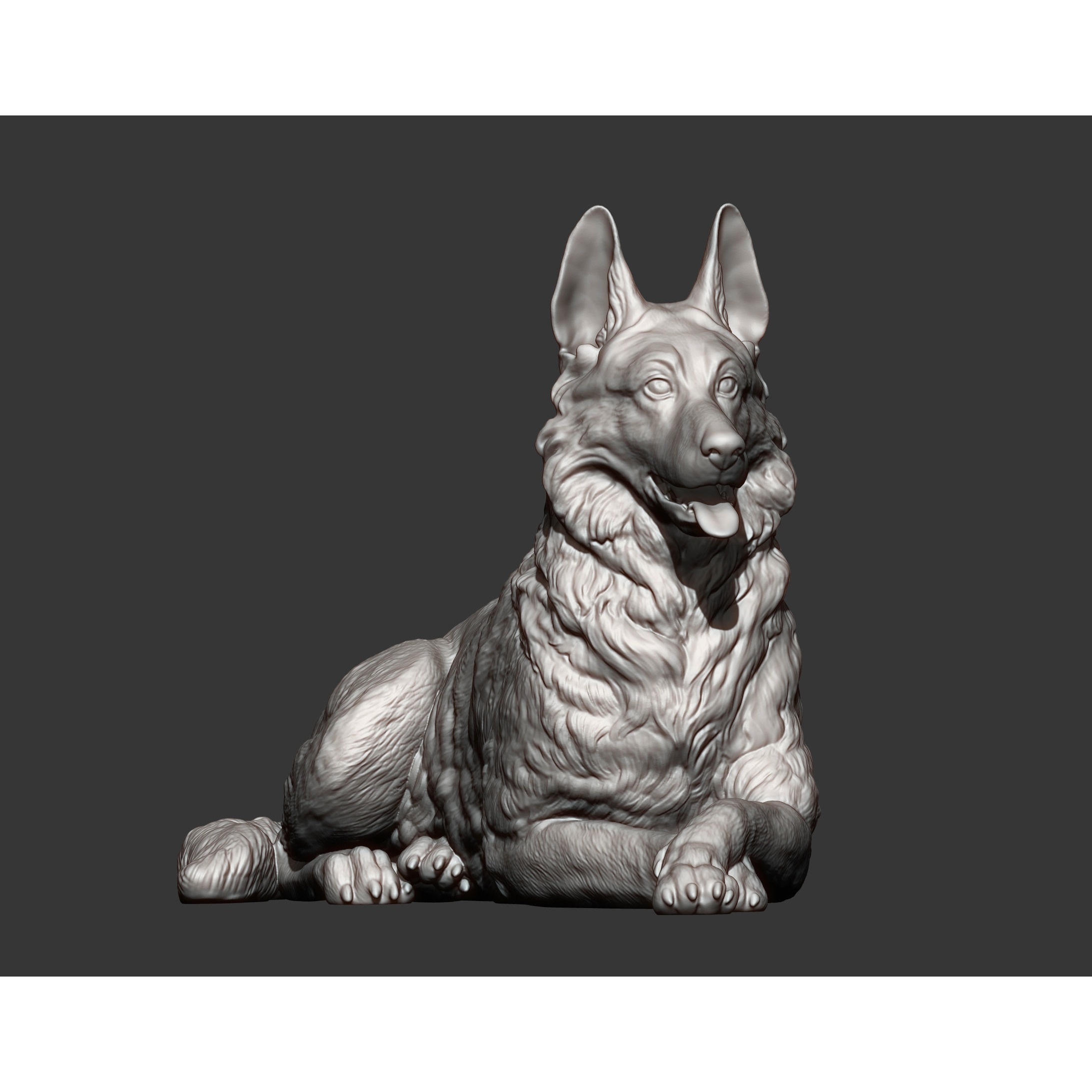 German Shepherd 3D print model 3D print model 9