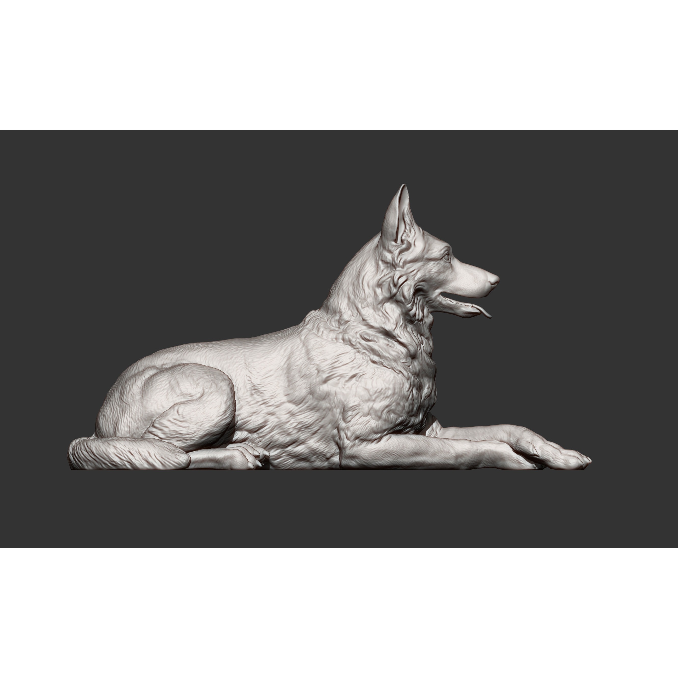 German Shepherd 3D print model 3D print model 10
