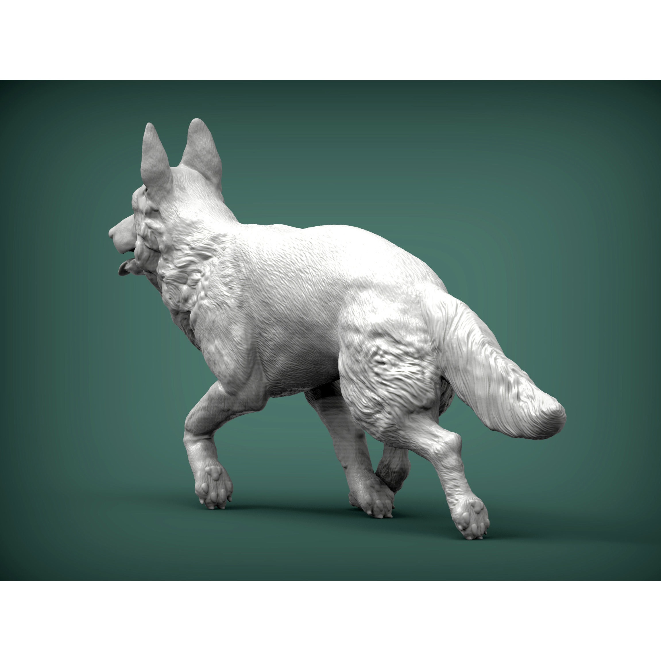 German Shepherd 3D print model 6
