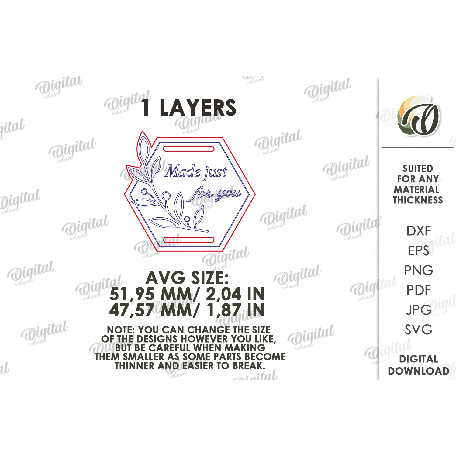 Gift Tag Laser Cut. Engraved Present Tag SVG (3) 2