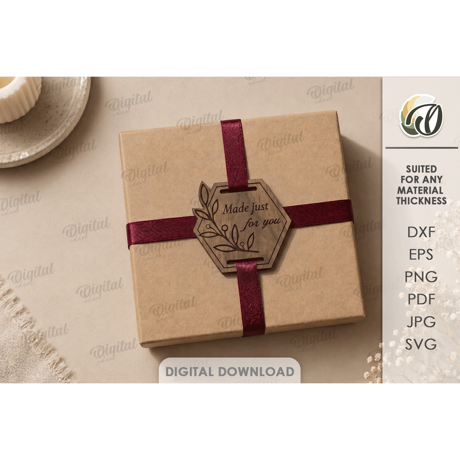 Gift Tags Bundle Laser Cut. Present Tag SVG 11