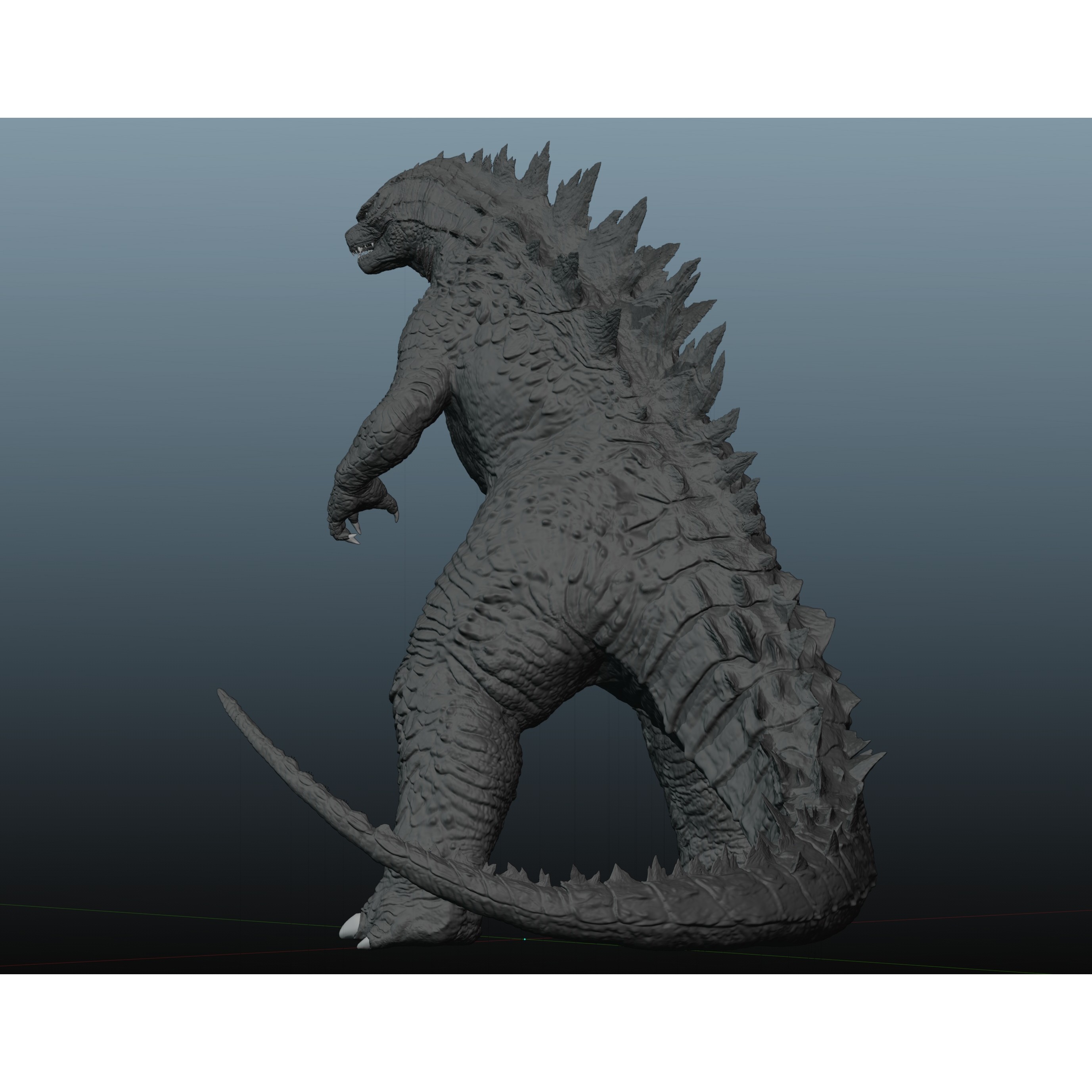 Godzilla 2014 Free 3D model 6