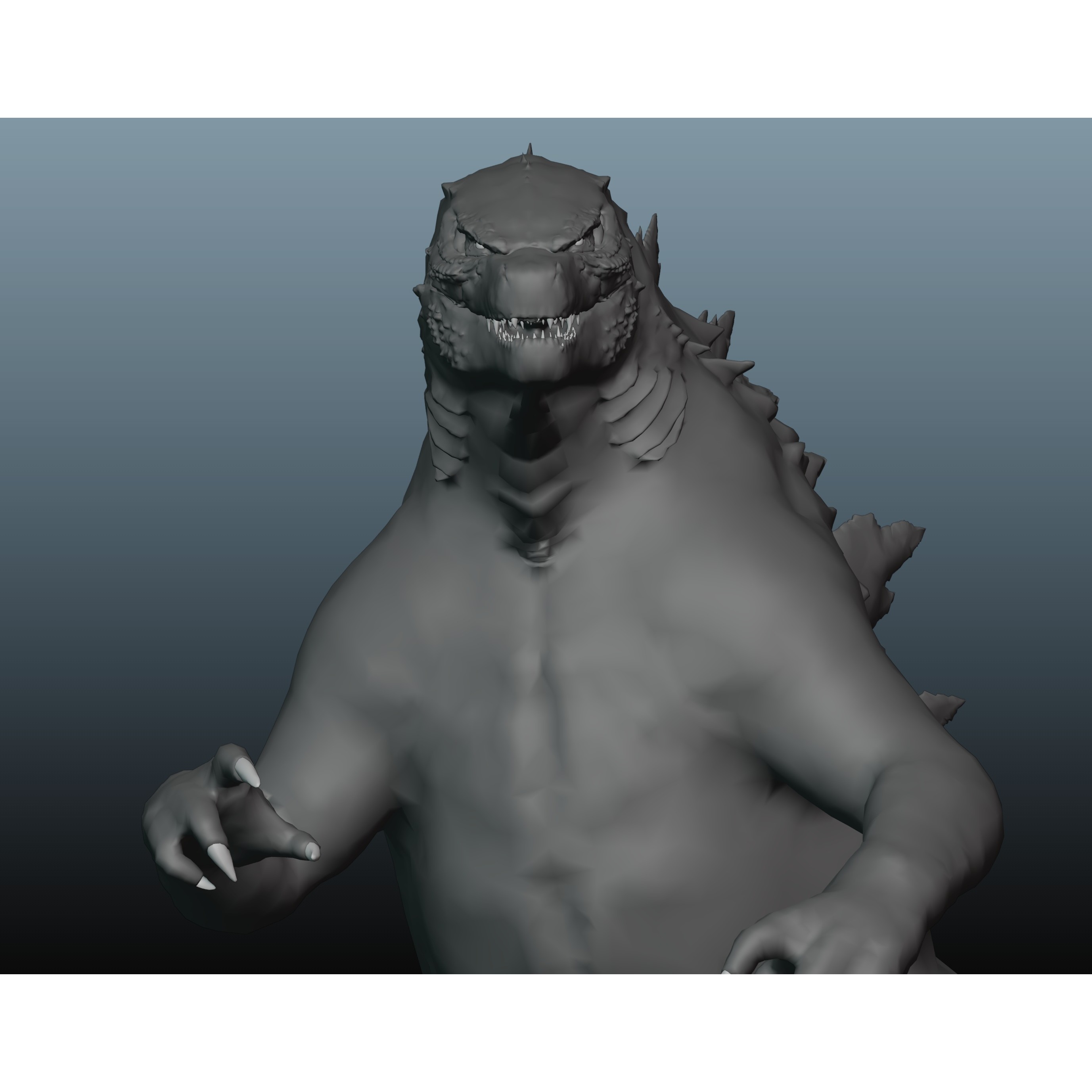 Godzilla 2014 Free 3D model 9