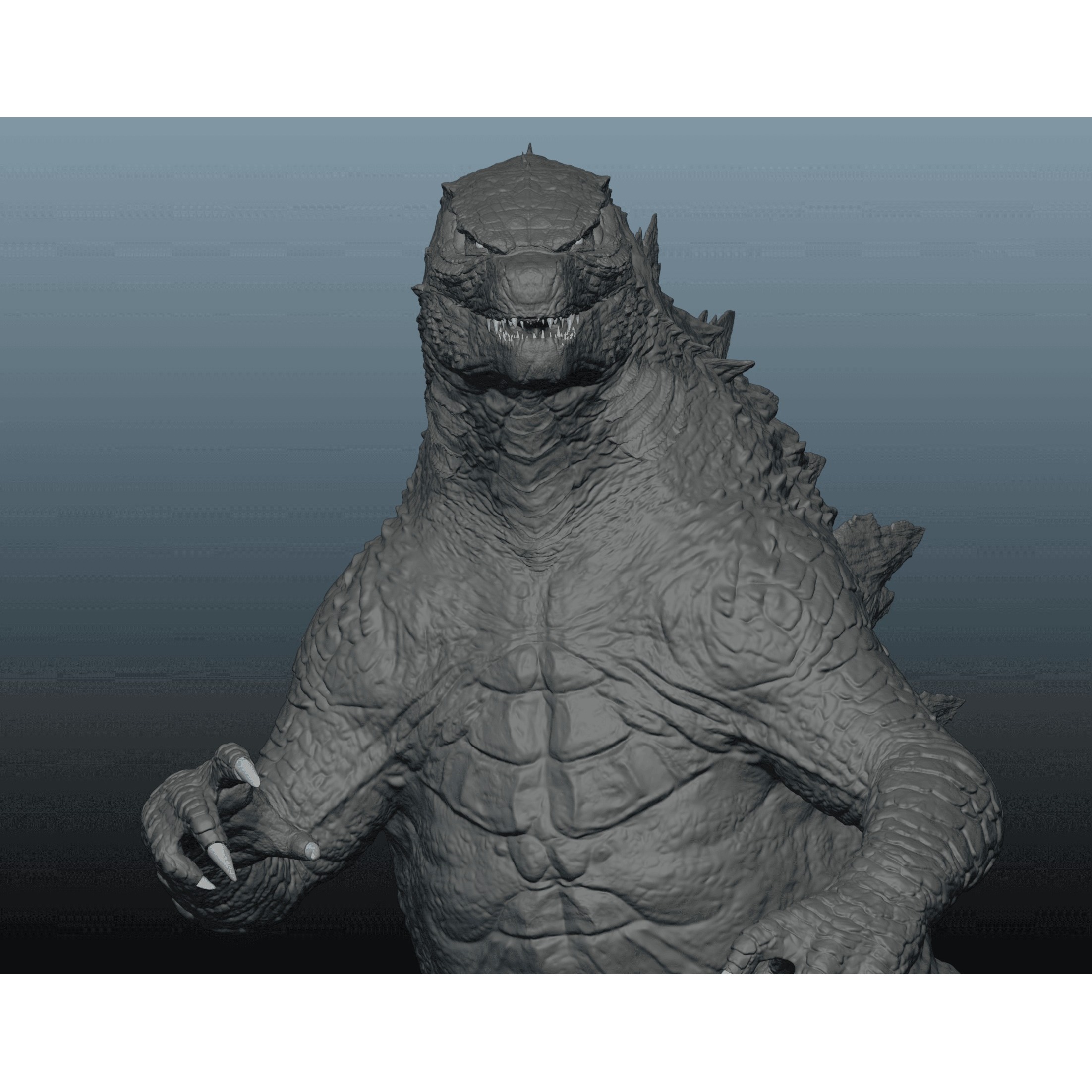 Godzilla 2014 Free 3D model 10