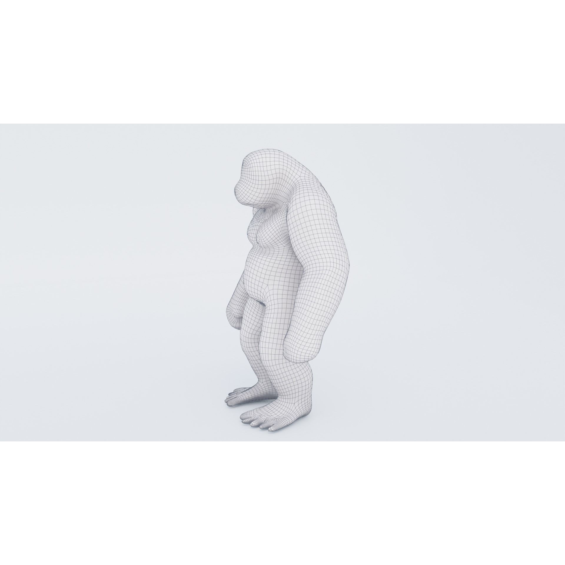 Gorilla Free 3D model 7