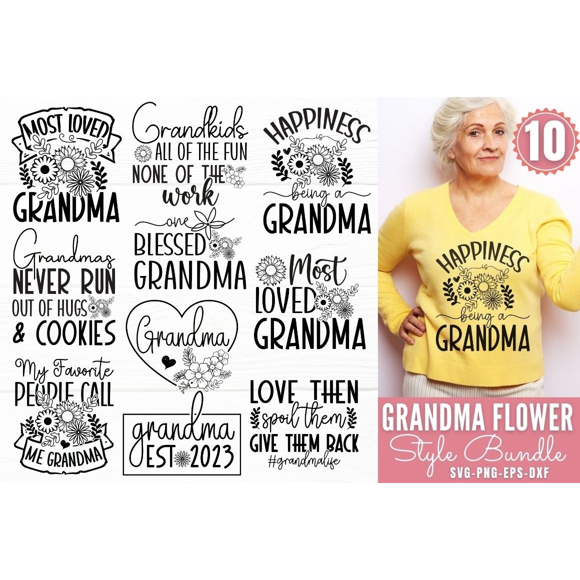 Grandma SVG Bundle