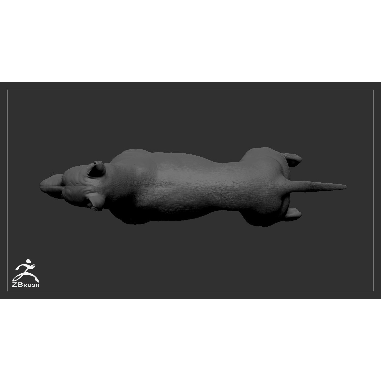 Great Dane High-Poly 3D print model 5