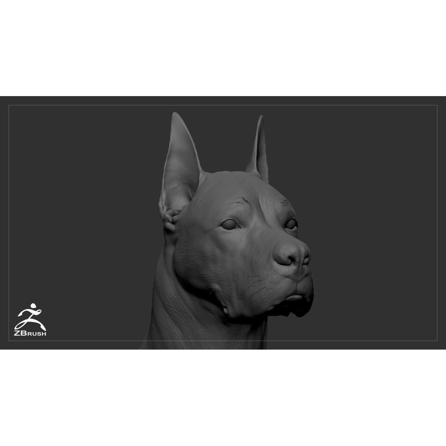 Great Dane High-Poly 3D print model 7
