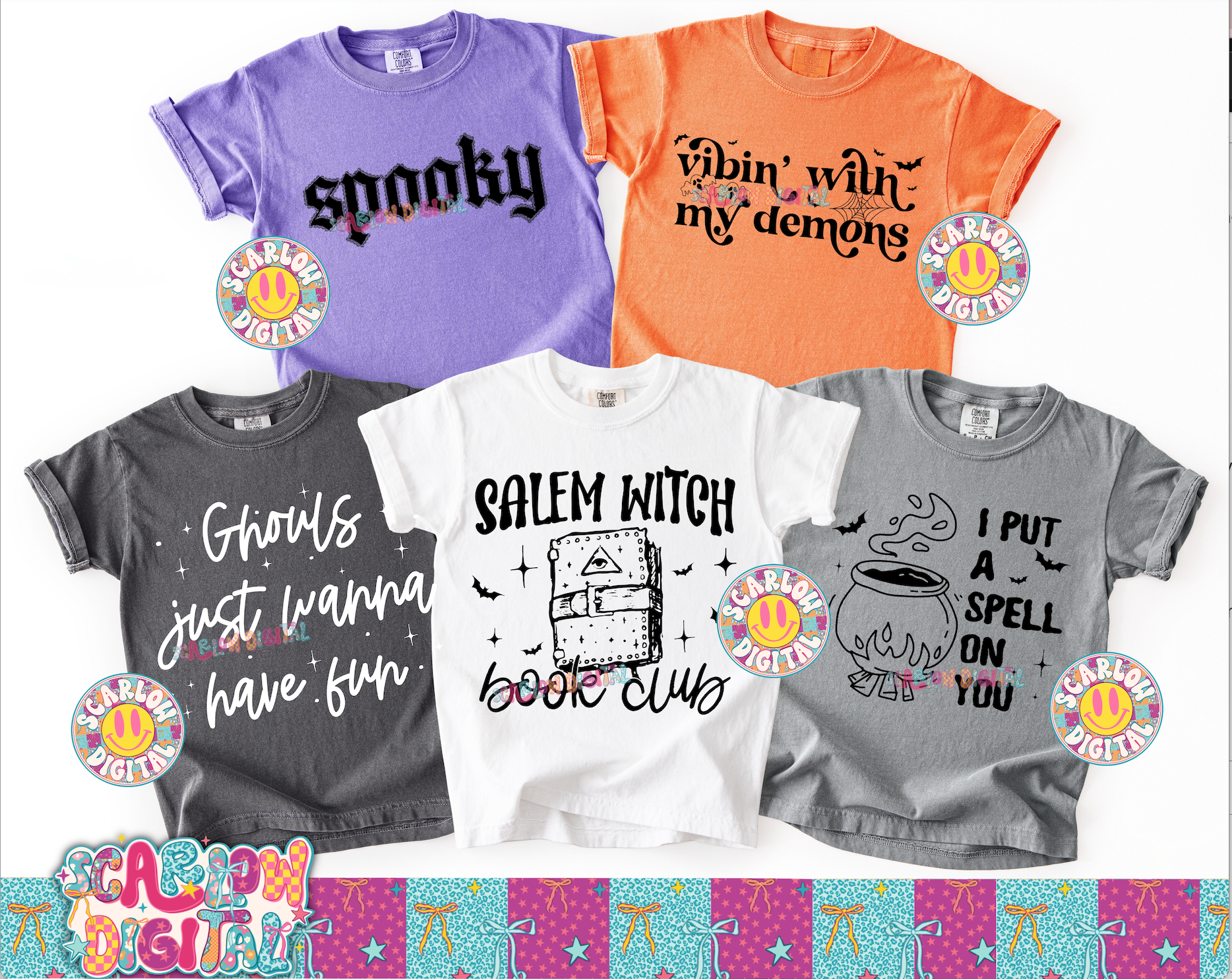 Halloween PNG Digital Design Bundle