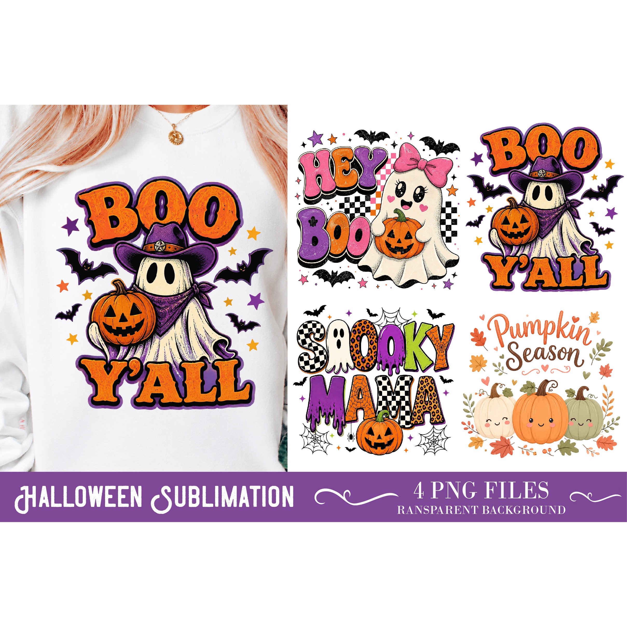 Halloween Sublimation Design,Halloween Typography PNG (2)