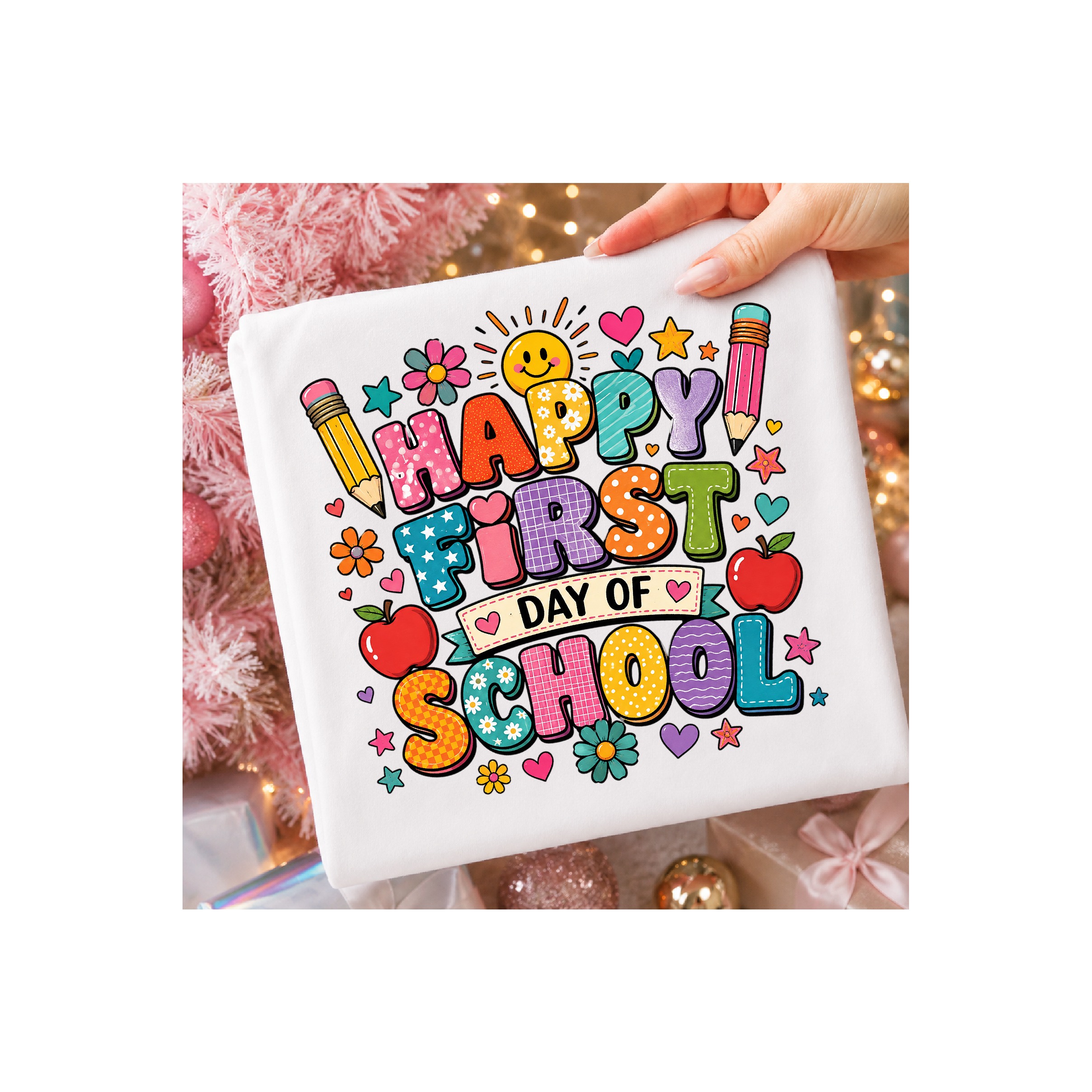 Happy First Day of School PNG 3
