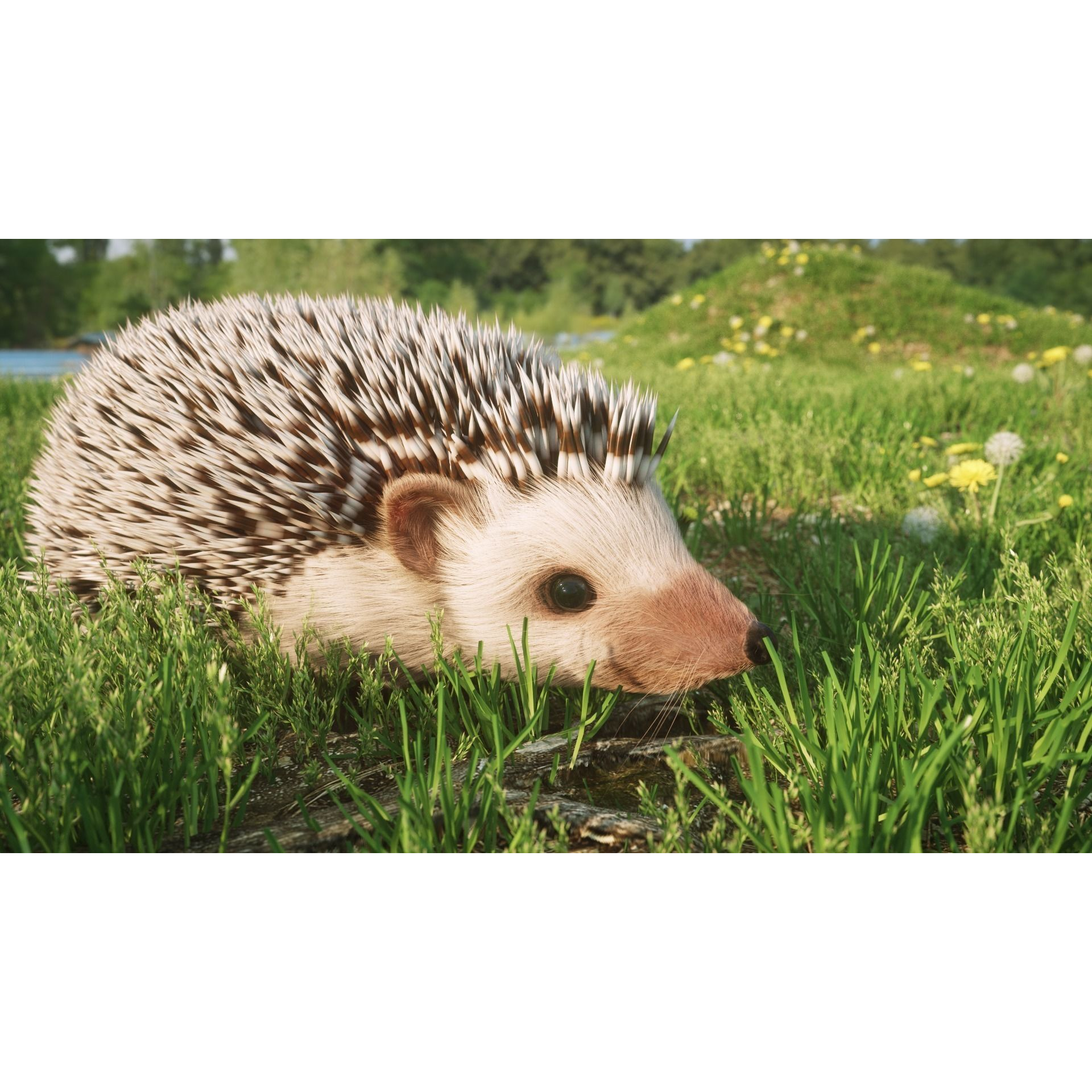 Hedgehog for Vray and Octane 3D model