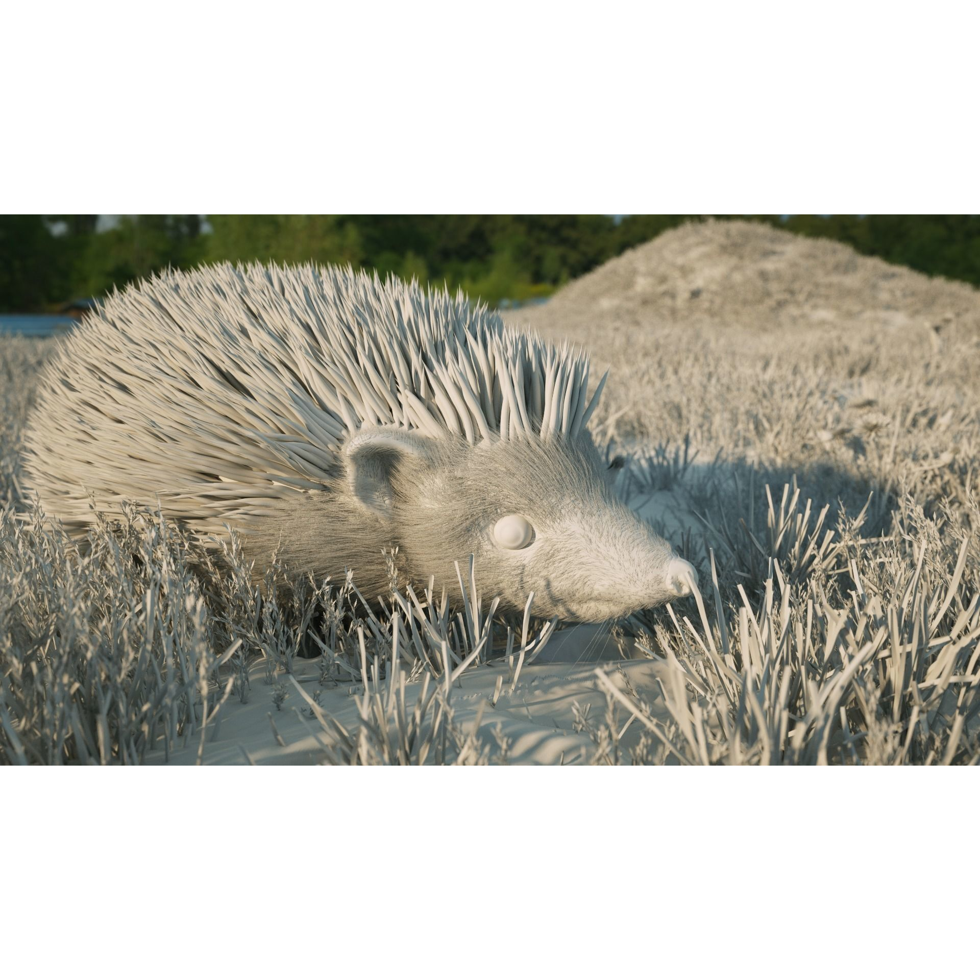 Hedgehog for Vray and Octane 3D model 7